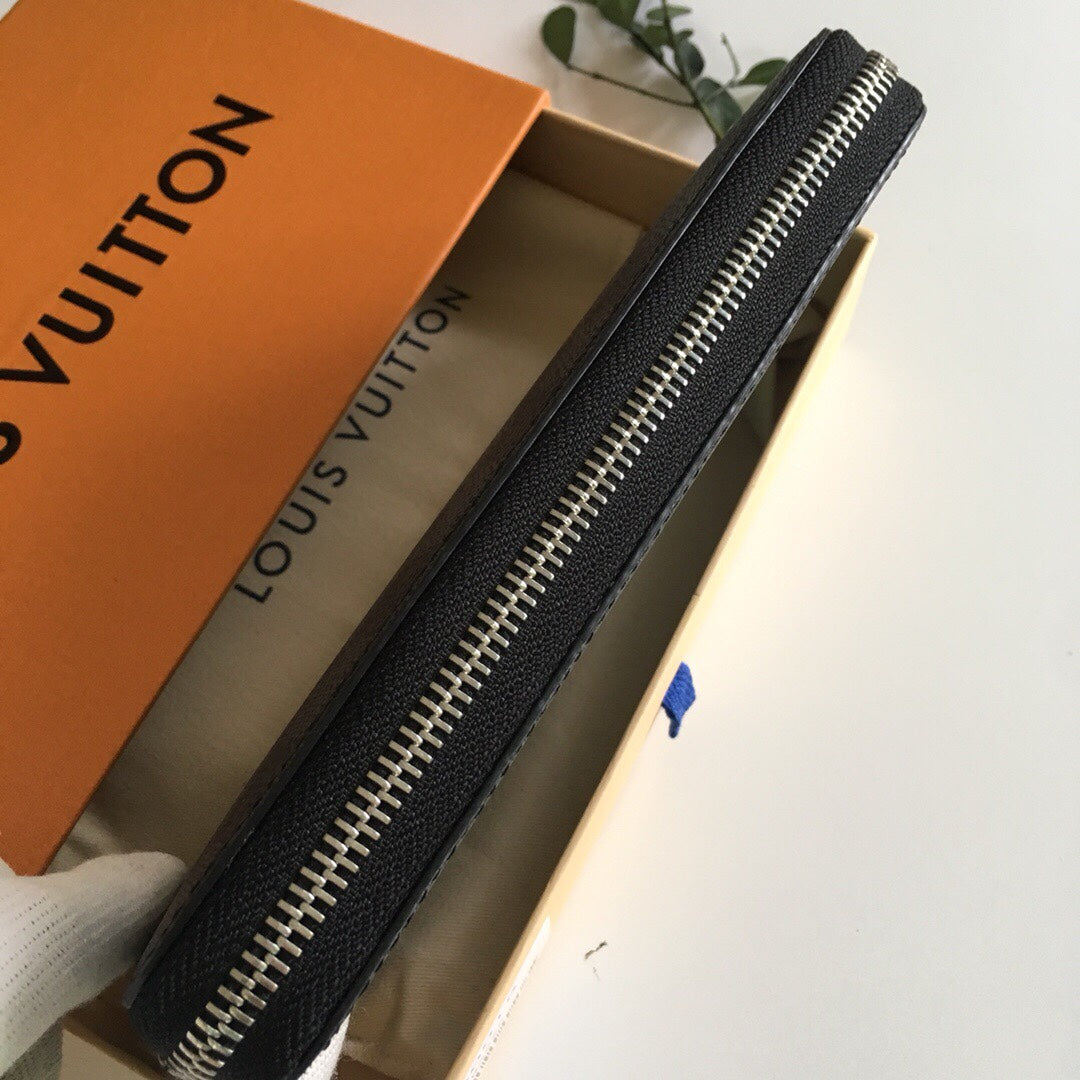 Louis Vuitton Brazza Wallet Damier Graphite Canvas - Black/Grey