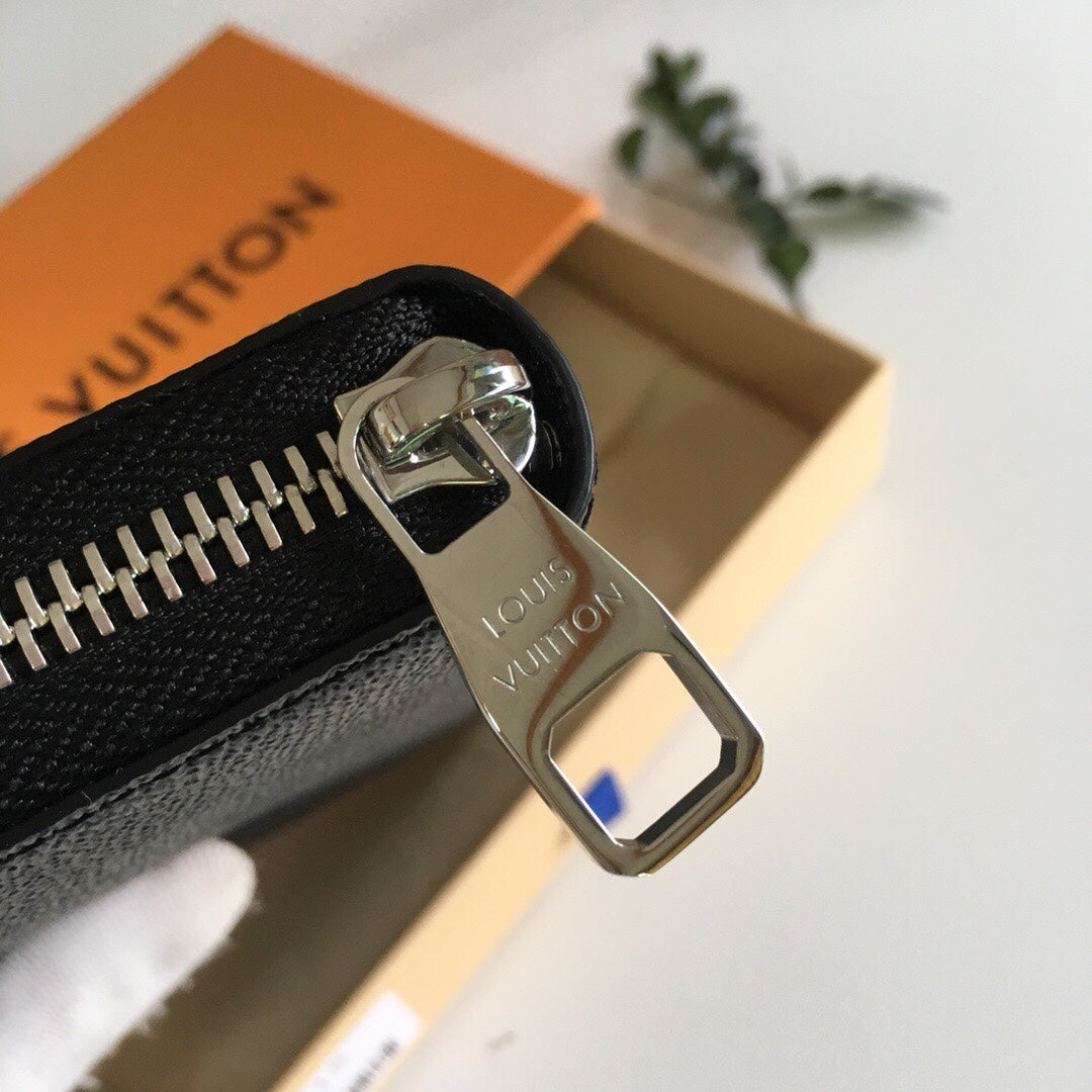 Louis Vuitton Brazza Wallet Damier Graphite Canvas - Black/Grey