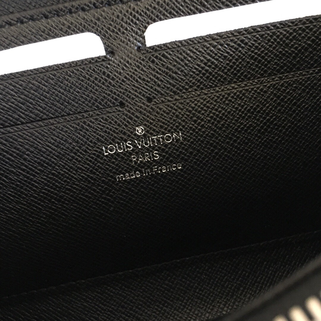 Louis Vuitton Brazza Wallet Damier Graphite Canvas - Black/Grey