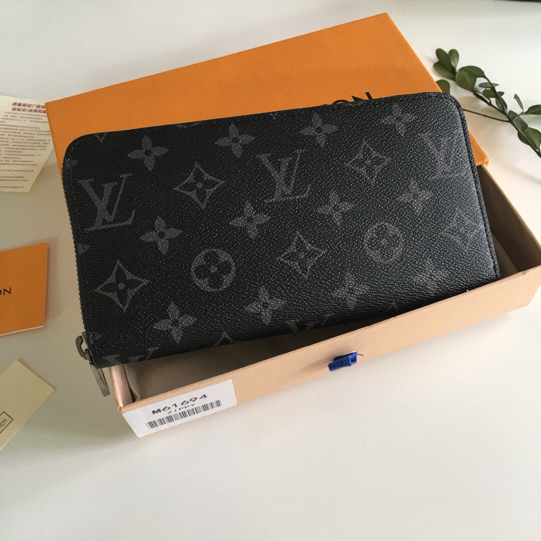 Louis Vuitton Monogram Eclipse Canvas Pouch with Original Box