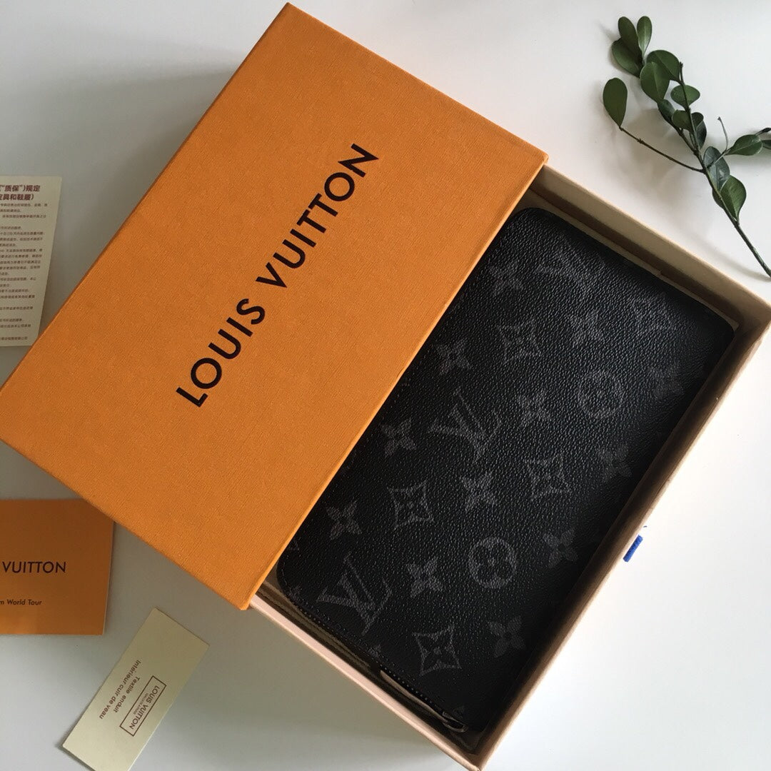Louis Vuitton Monogram Eclipse Canvas Pouch with Original Box