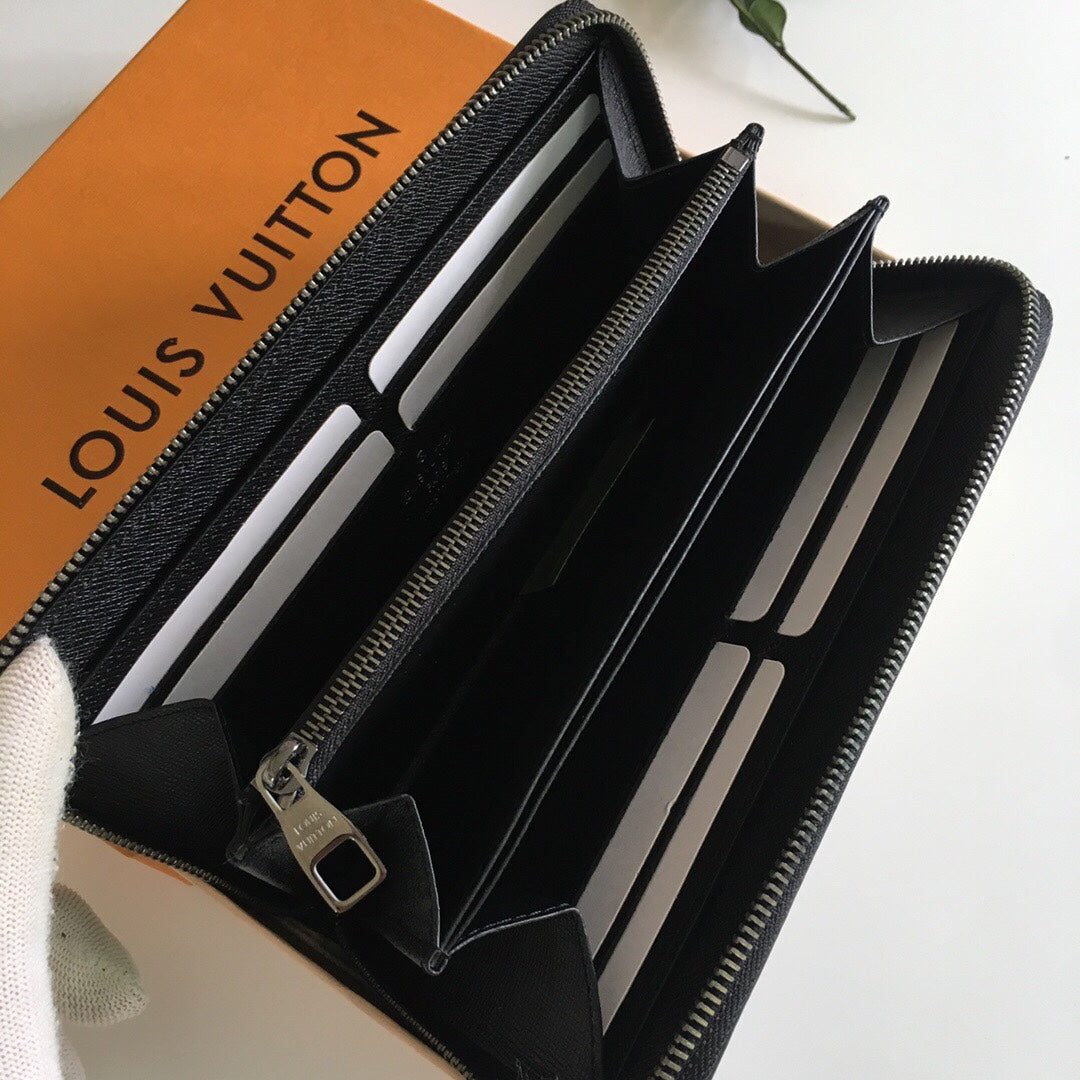 Louis Vuitton Monogram Eclipse Canvas Pouch with Original Box