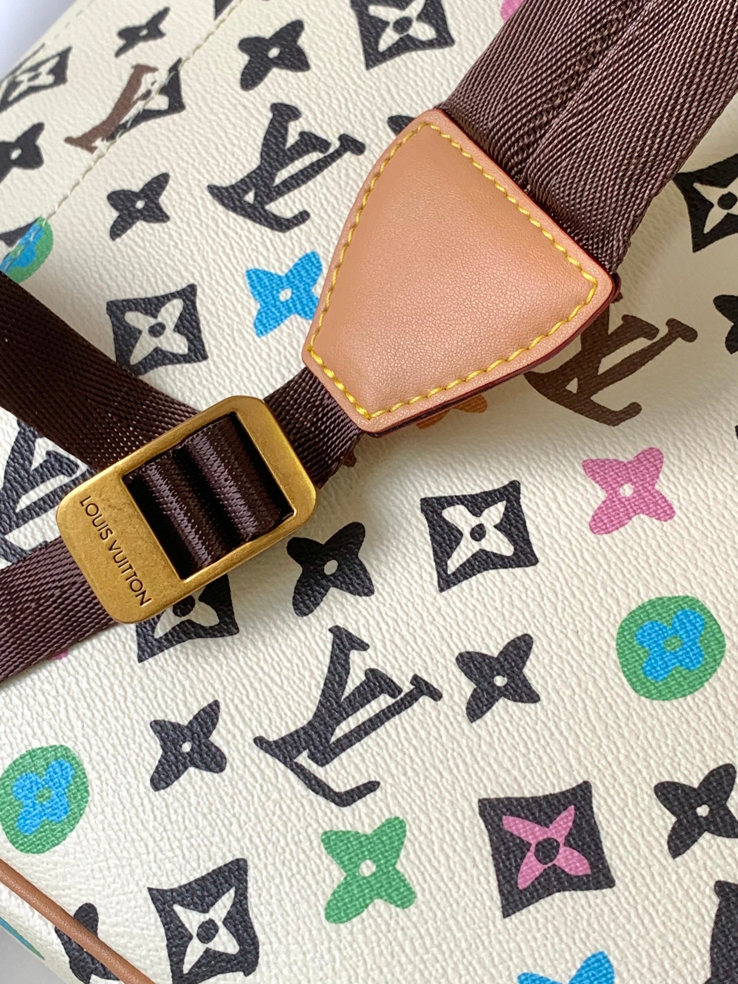 Louis Vuitton Monogram Multicolore Christopher PM Backpack - White
