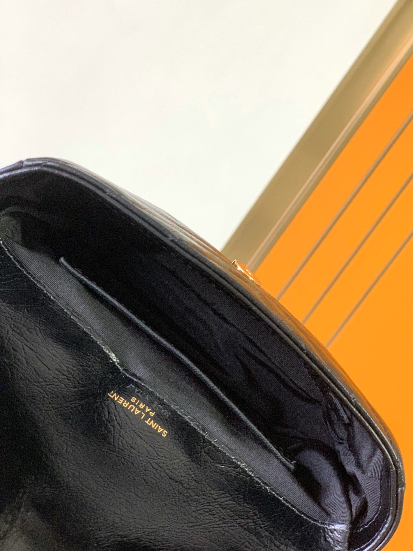 Saint Laurent College Medium Quilted Leather Bag - Black