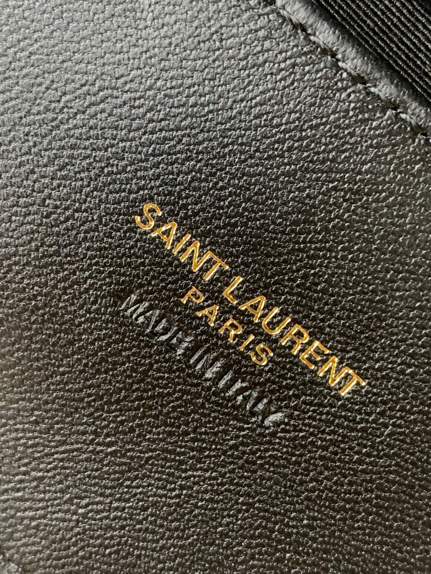 Saint Laurent College Medium Quilted Leather Bag - Black