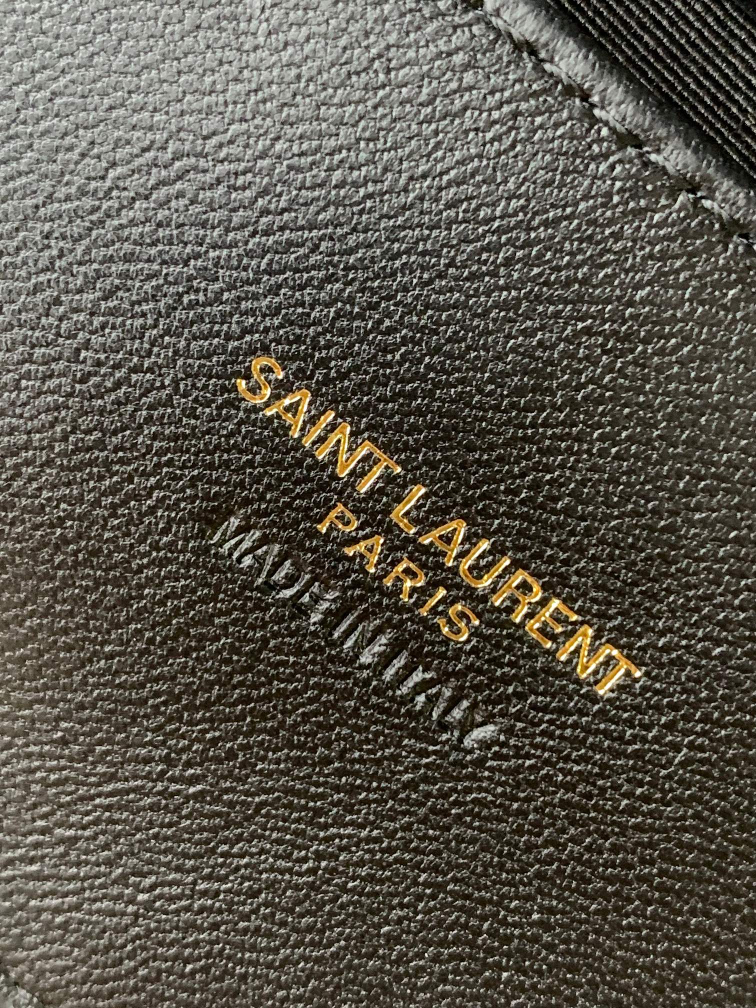 Saint Laurent College Medium Quilted Leather Bag - Black