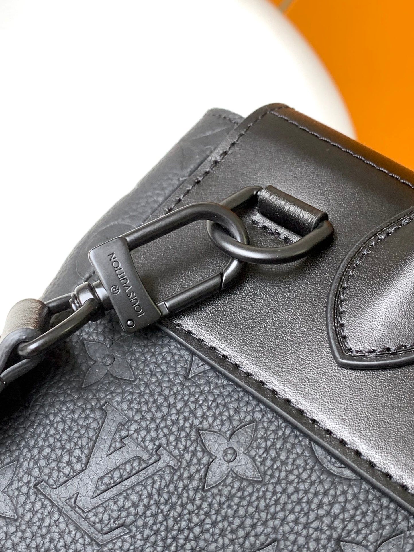 Louis Vuitton Steamer Wearable Wallet - Black Monogram Taurillon Leather