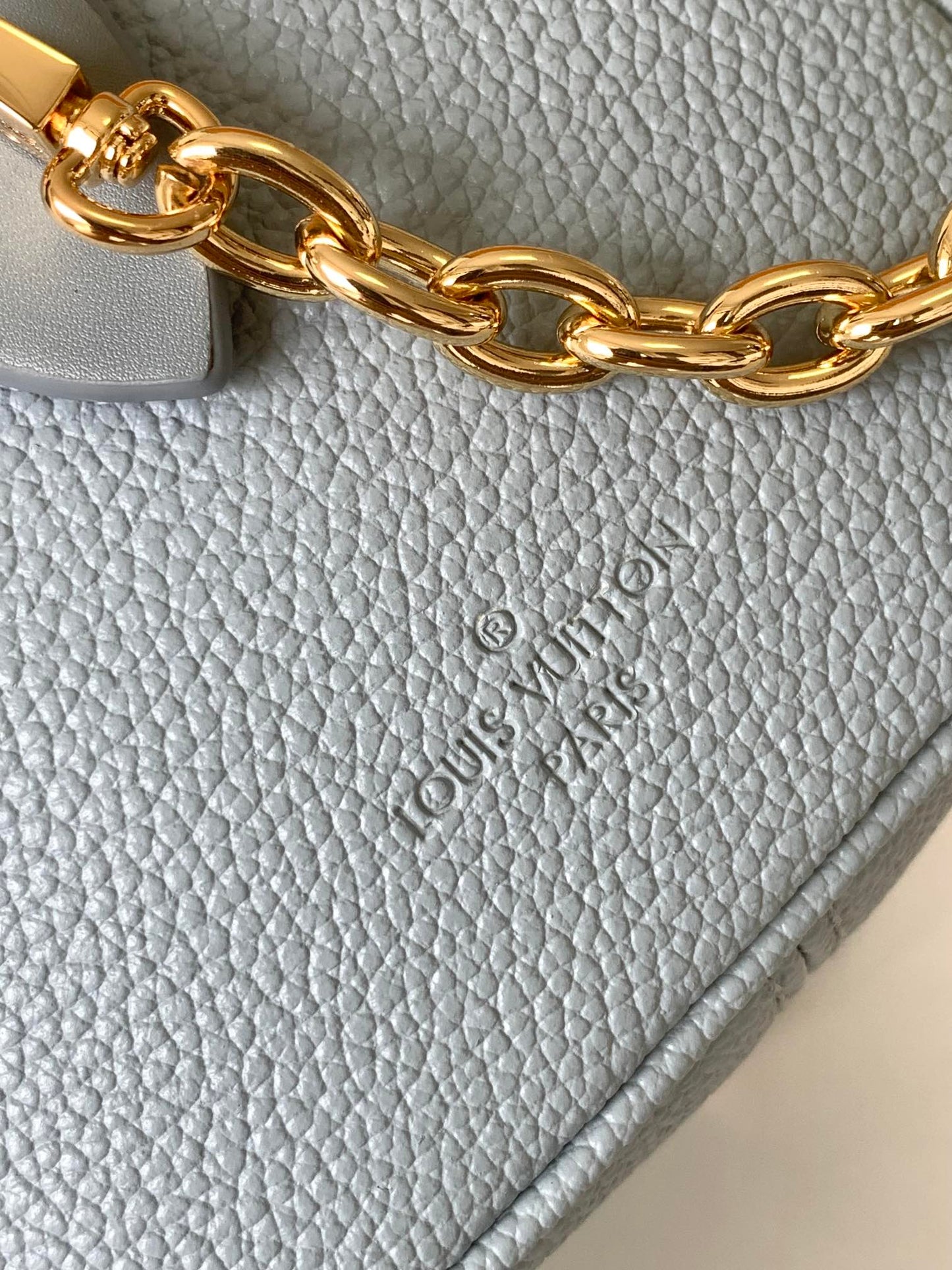 Louis Vuitton Monogram Empreinte Speedy Bandoulière 20 Handbag - Light Blue