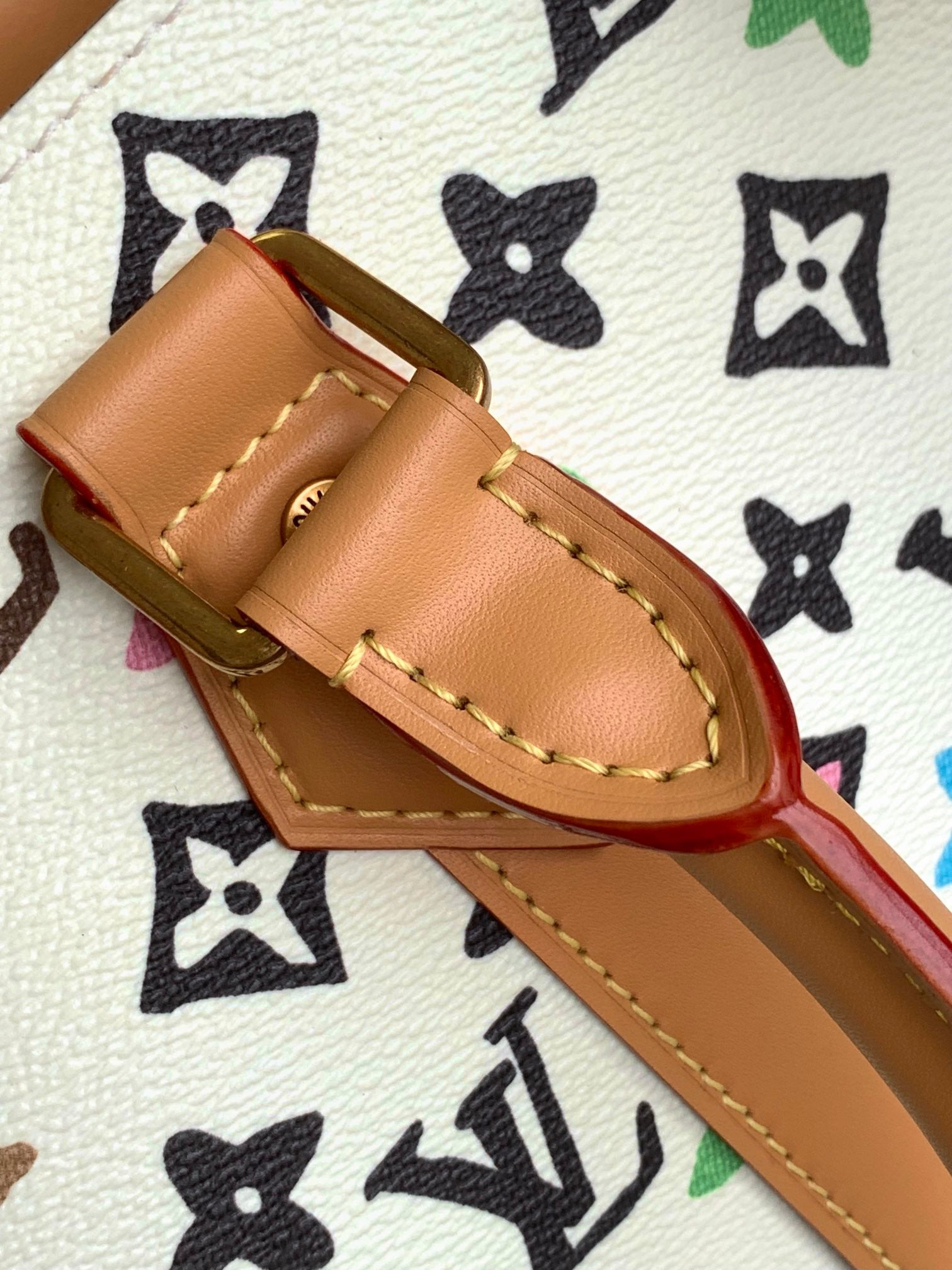 Louis Vuitton Sac Plat PM Monogram Multicolor Canvas Tote Bag