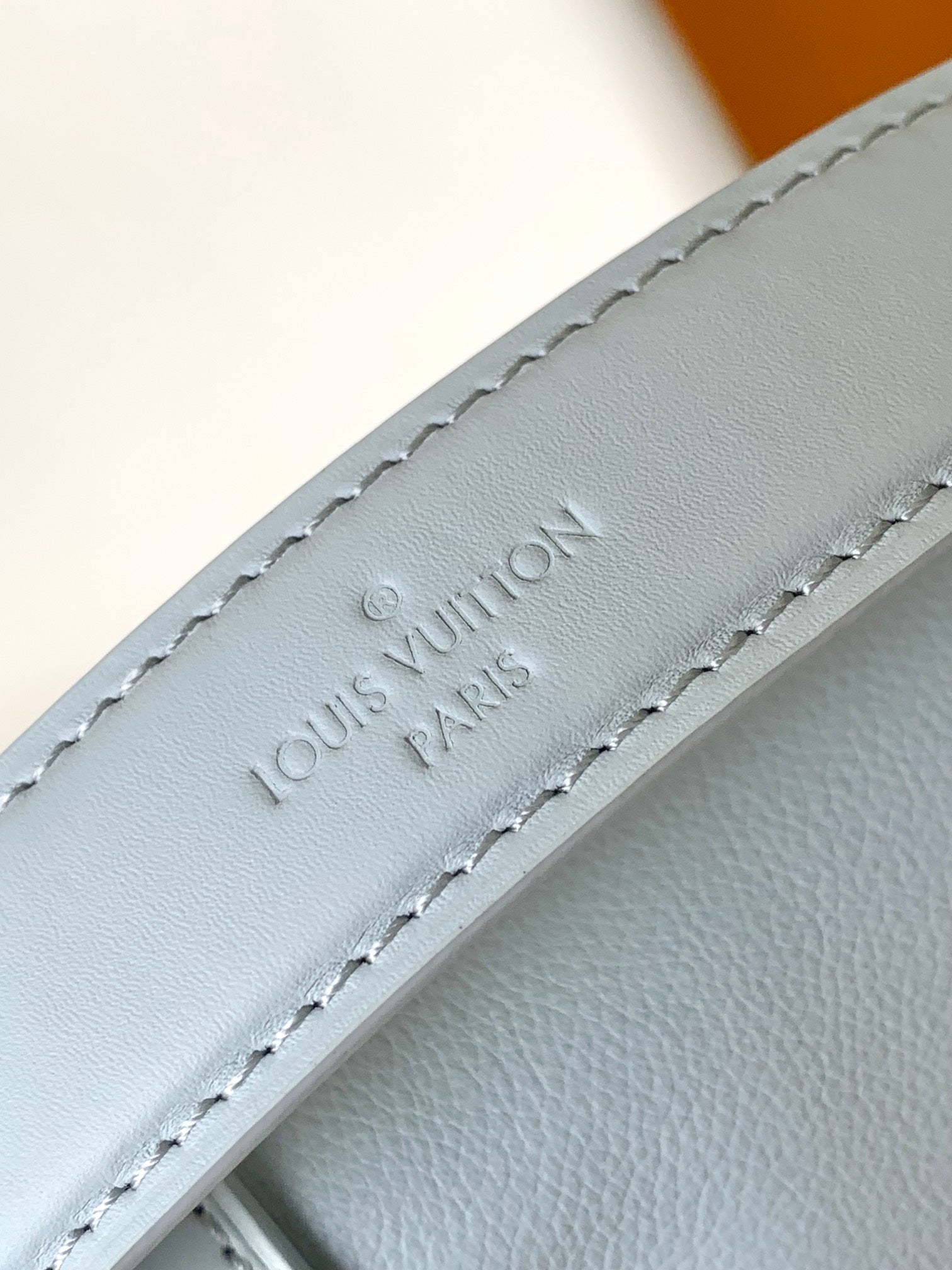 MCM Mode Travia Mini Trunk Leather Shoulder Bag - Light Blue