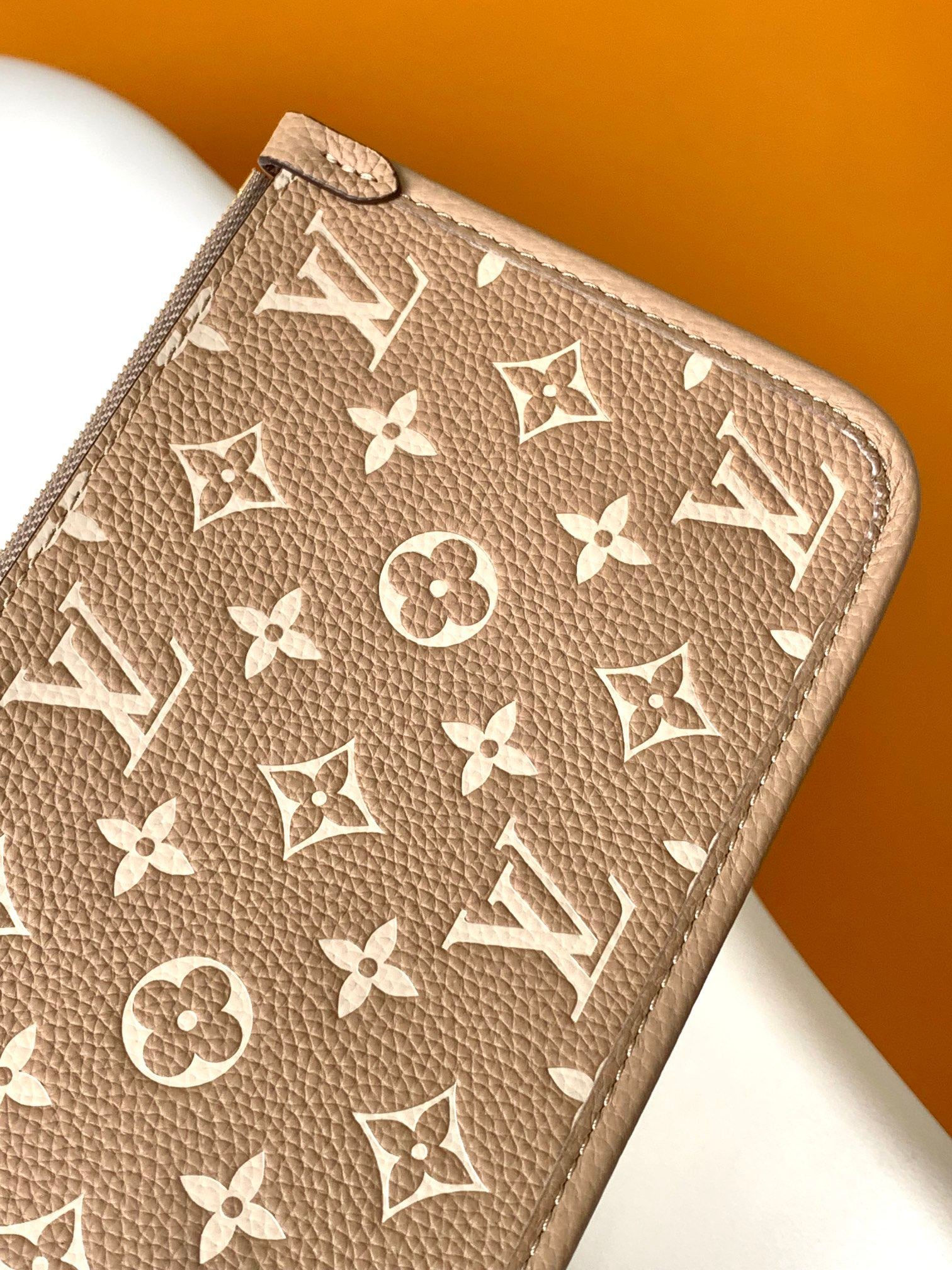 Louis Vuitton Bagatelle Monogram Empreinte Leather Handbag - Turtledove