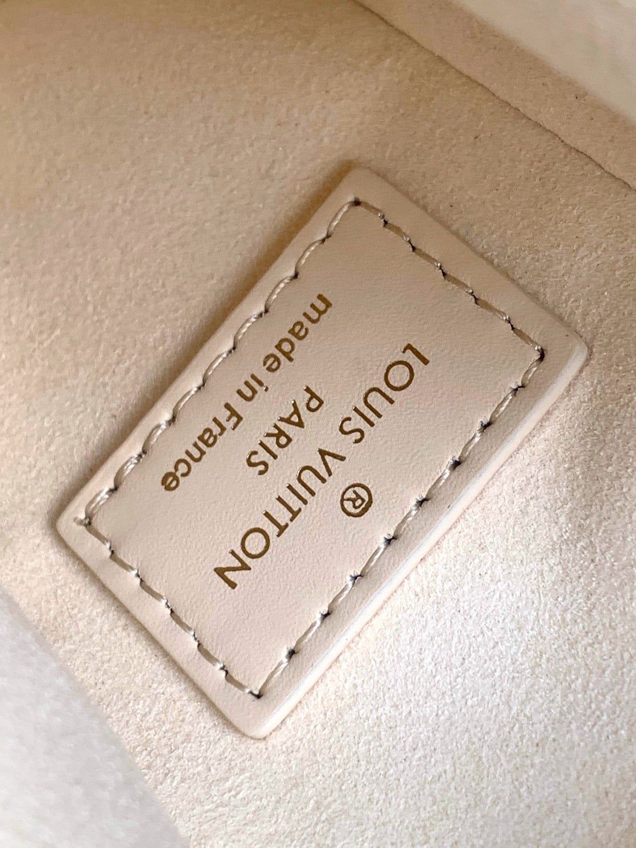 Louis Vuitton Side Trunk MM Monogram Empreinte Leather Handbag - Cream