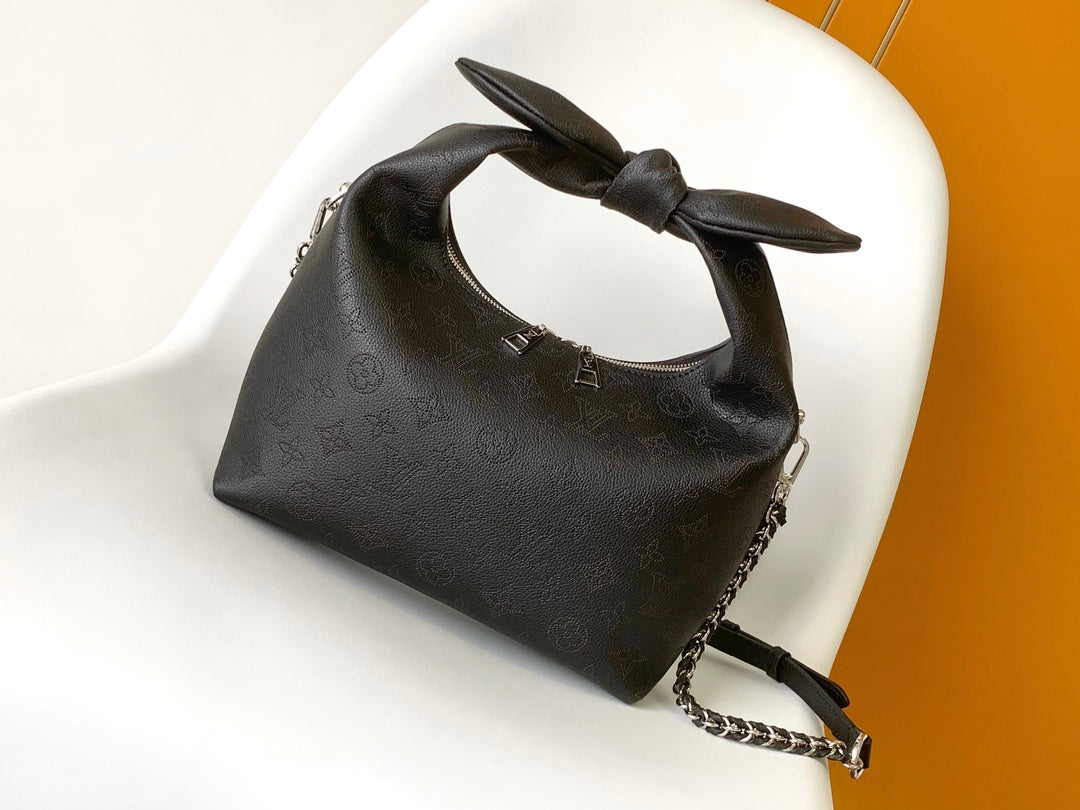 Louis Vuitton Atlantis BB Monogram Empreinte Leather Handbag - Black