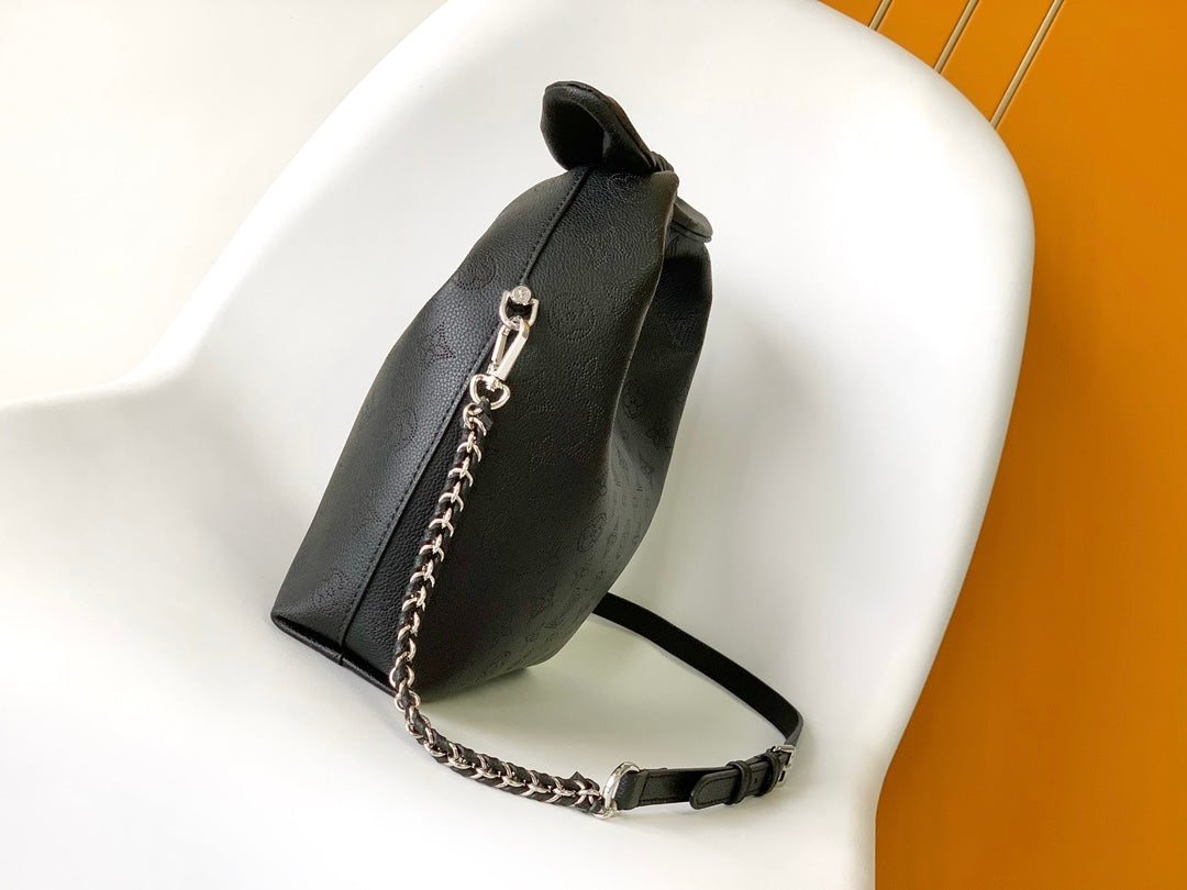 Louis Vuitton Atlantis BB Monogram Empreinte Leather Handbag - Black