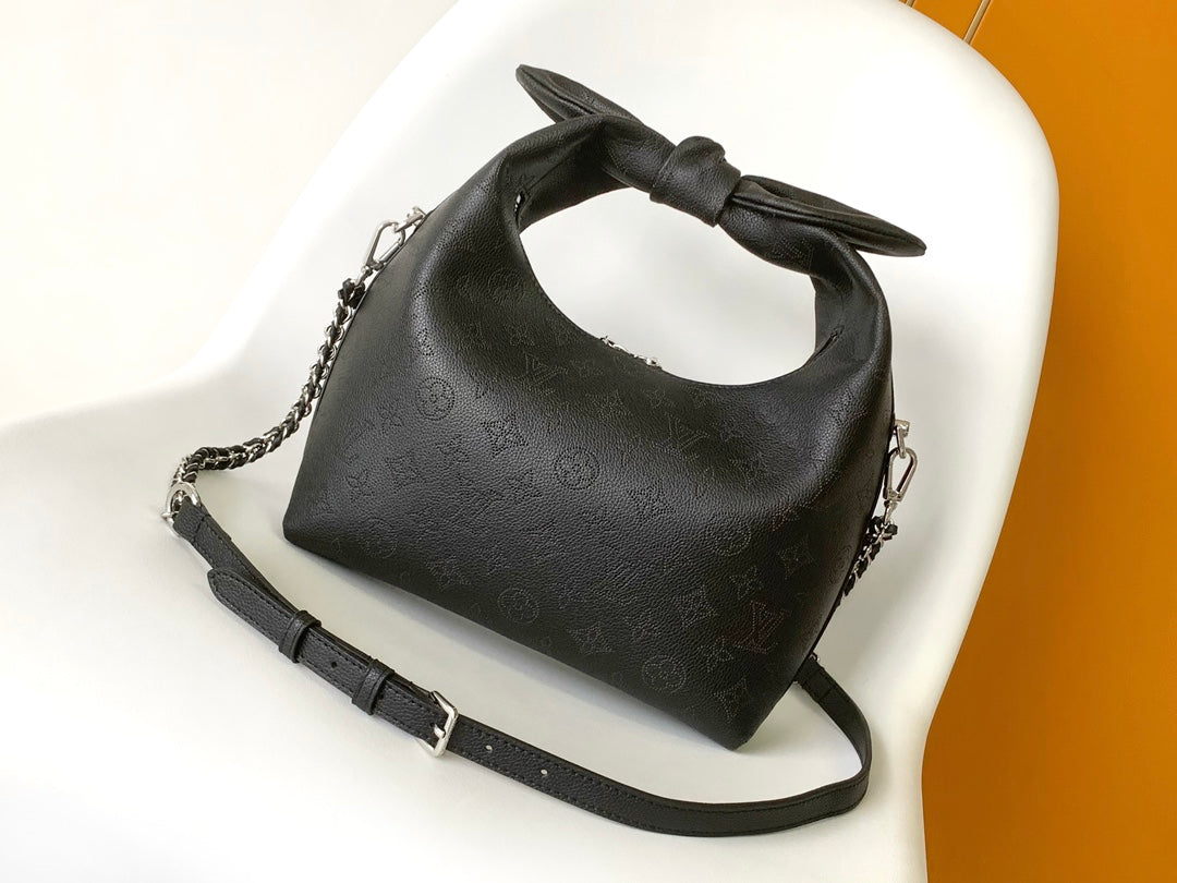 Louis Vuitton Atlantis BB Monogram Empreinte Leather Handbag - Black