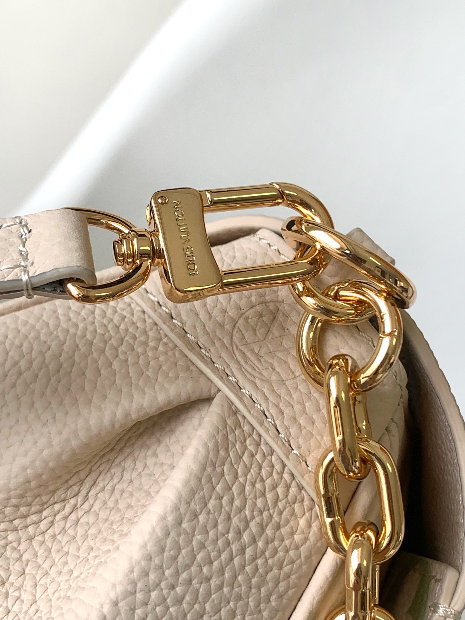 Louis Vuitton Monogram Empreinte Easy Pouch on Strap - Cream & Green