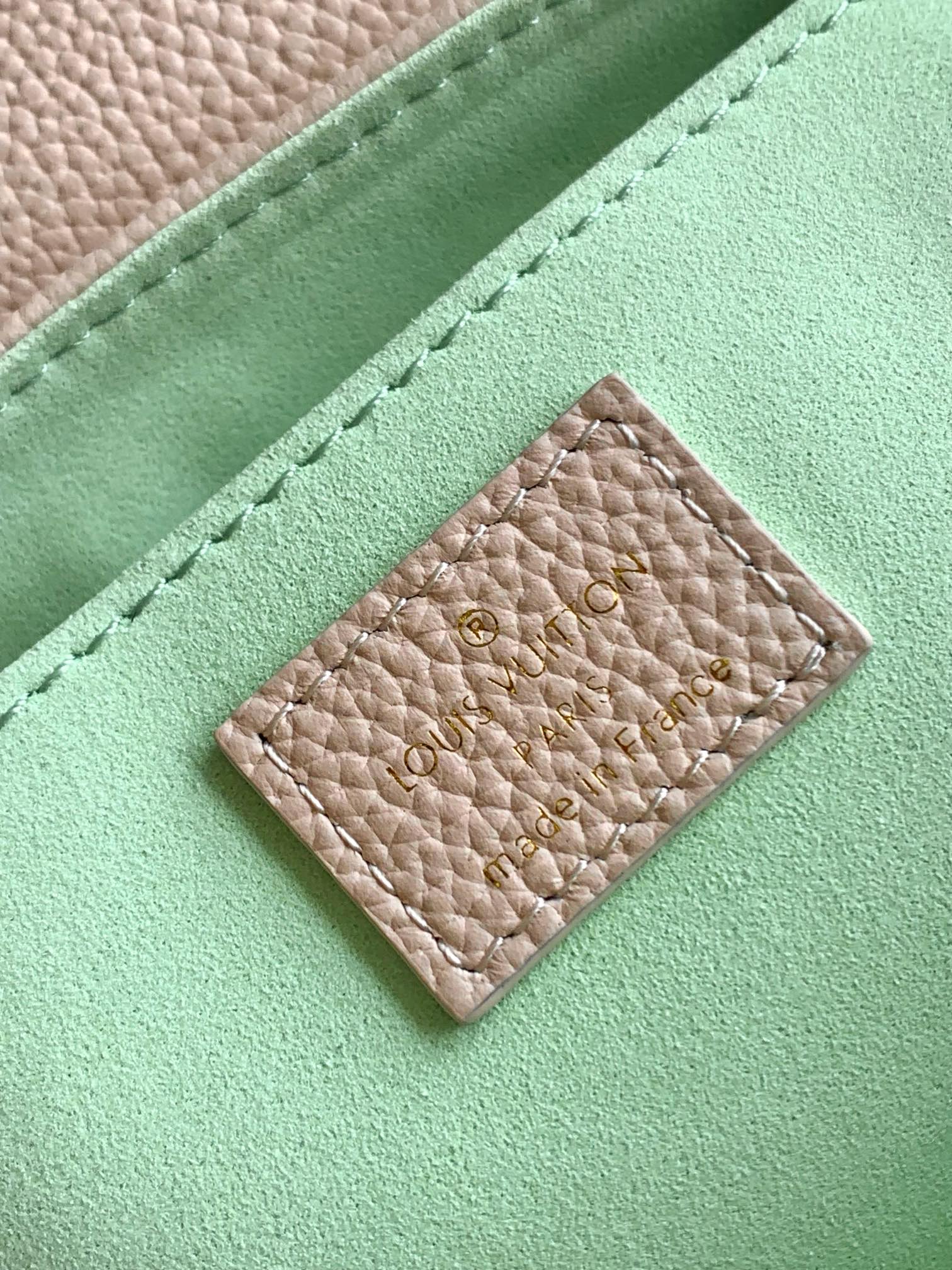 Louis Vuitton Monogram Empreinte Easy Pouch on Strap - Cream & Green