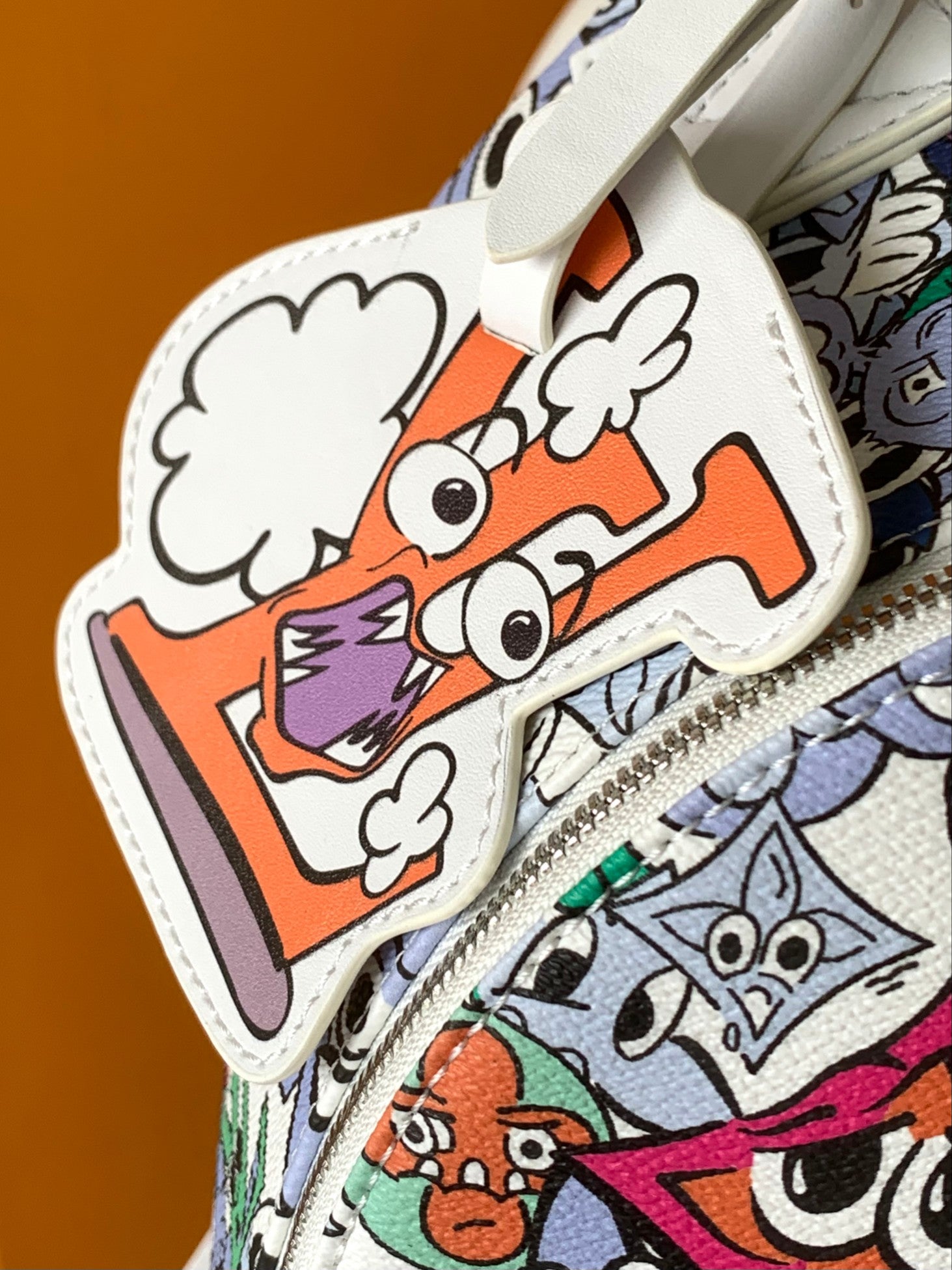 Louis Vuitton x Virgil Abloh White Monogram Trio Backpack - Zoom with Friends Collection