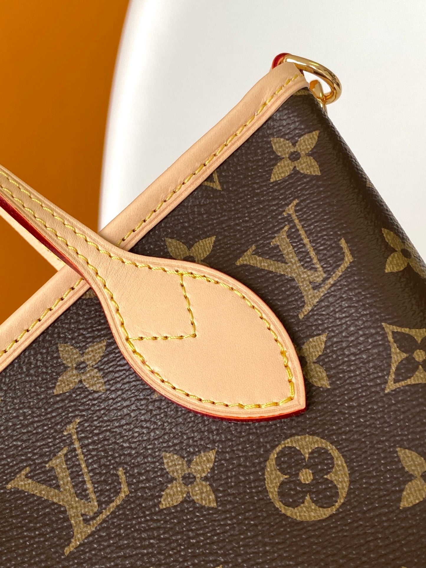 Louis Vuitton Monogram Canvas Mini Handbag with Round Pouch and Pink Strap