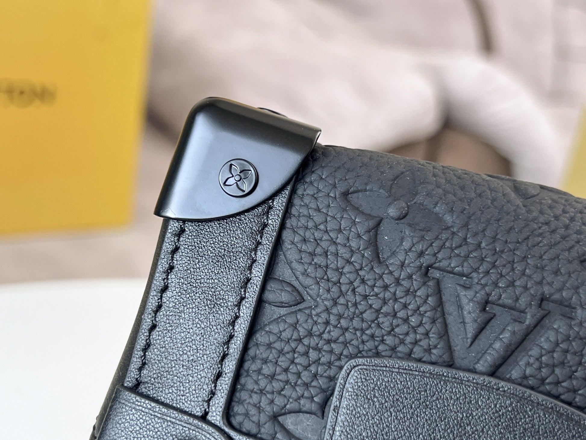 Louis Vuitton Vertical Trunk Wearable Wallet - Black Monogram Taurillon Leather