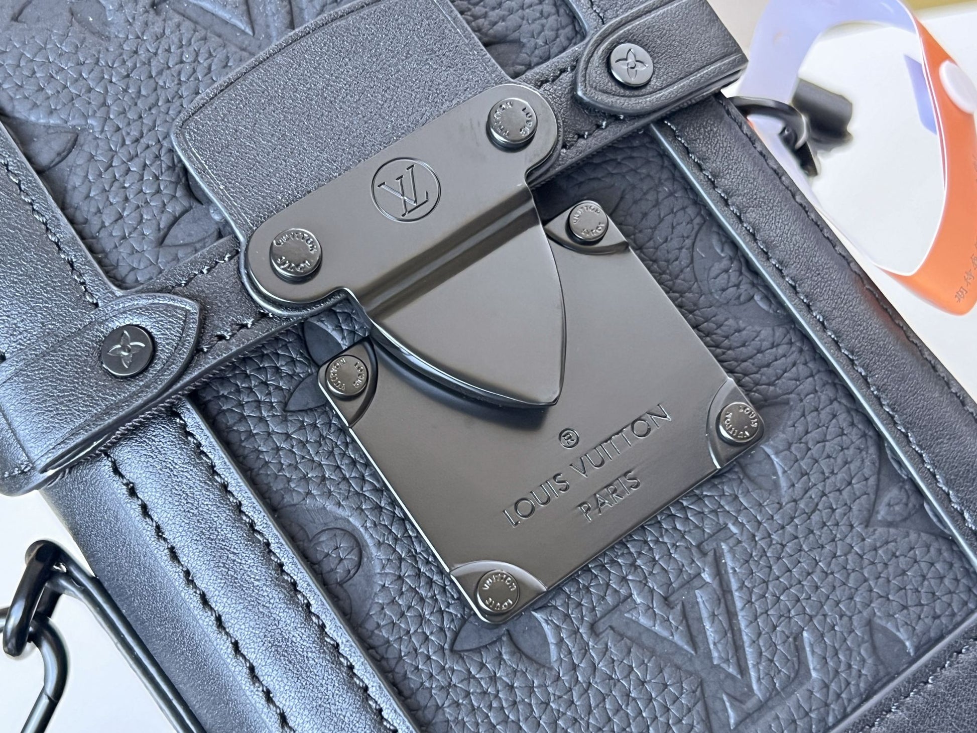 Louis Vuitton Vertical Trunk Wearable Wallet - Black Monogram Taurillon Leather