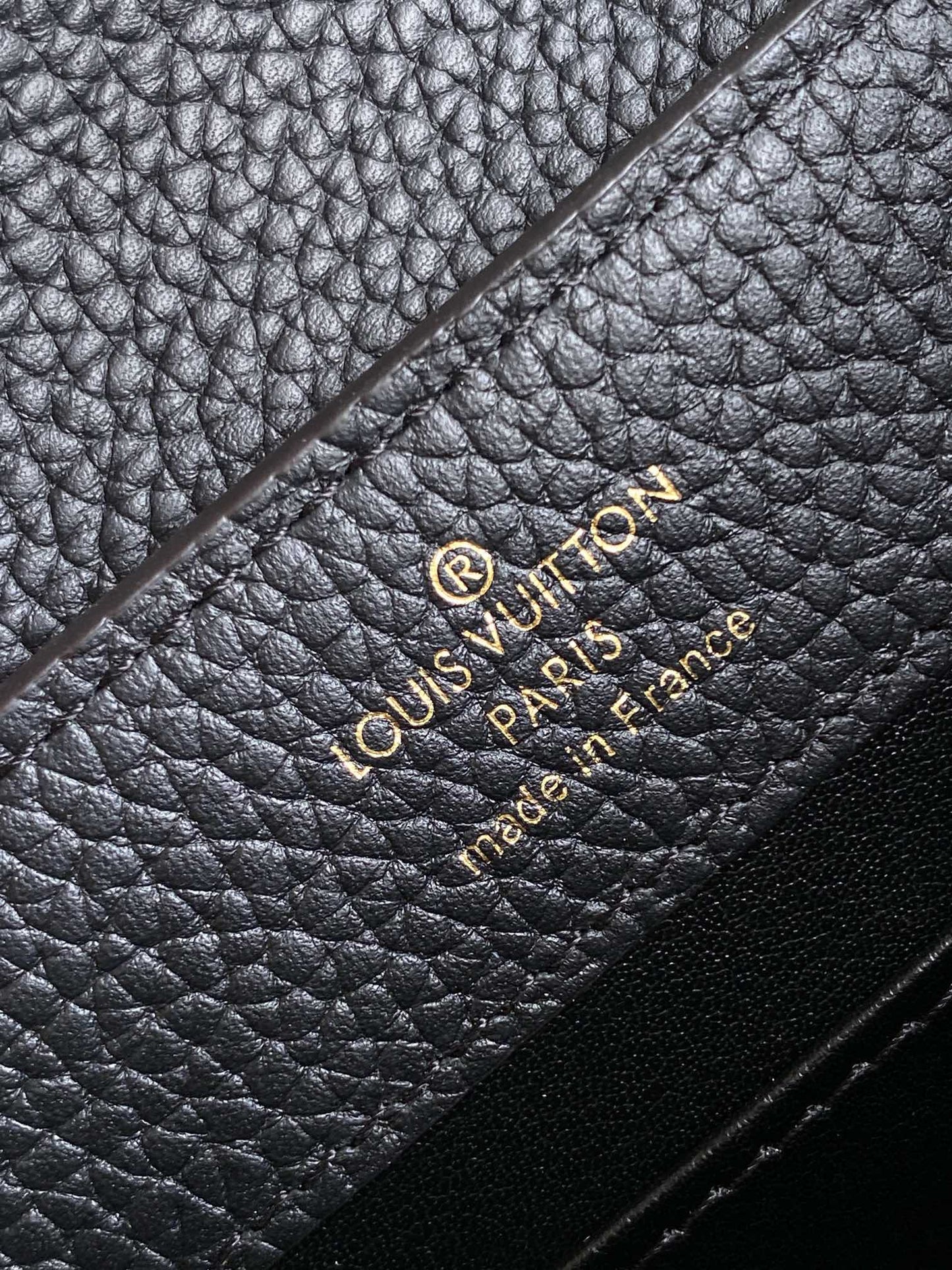 Louis Vuitton Capucines BB Taurillon Leather Handbag - Black