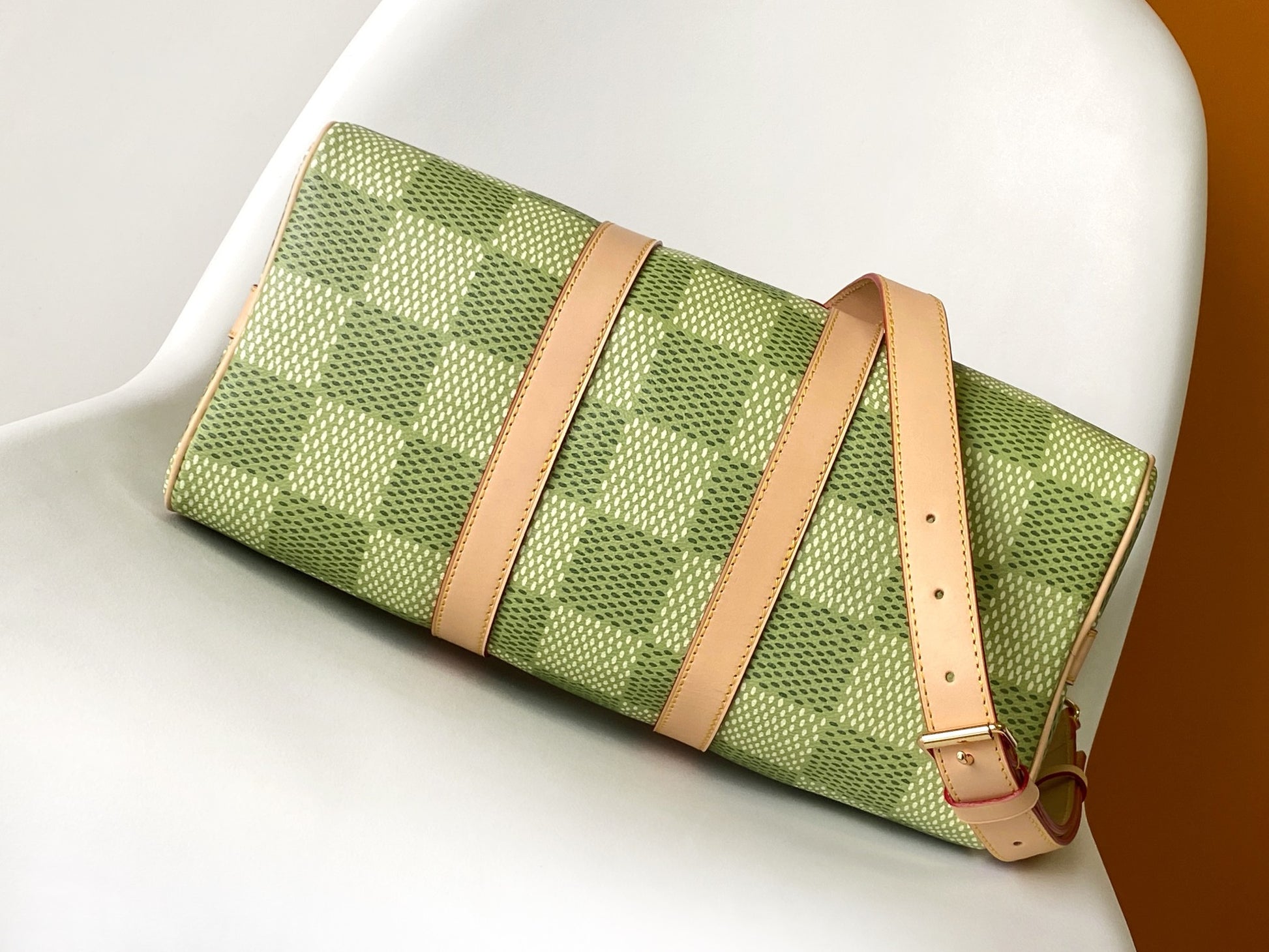 Louis Vuitton x Tyler, The Creator Keepall Bandoulière 25 Green Damier Golf