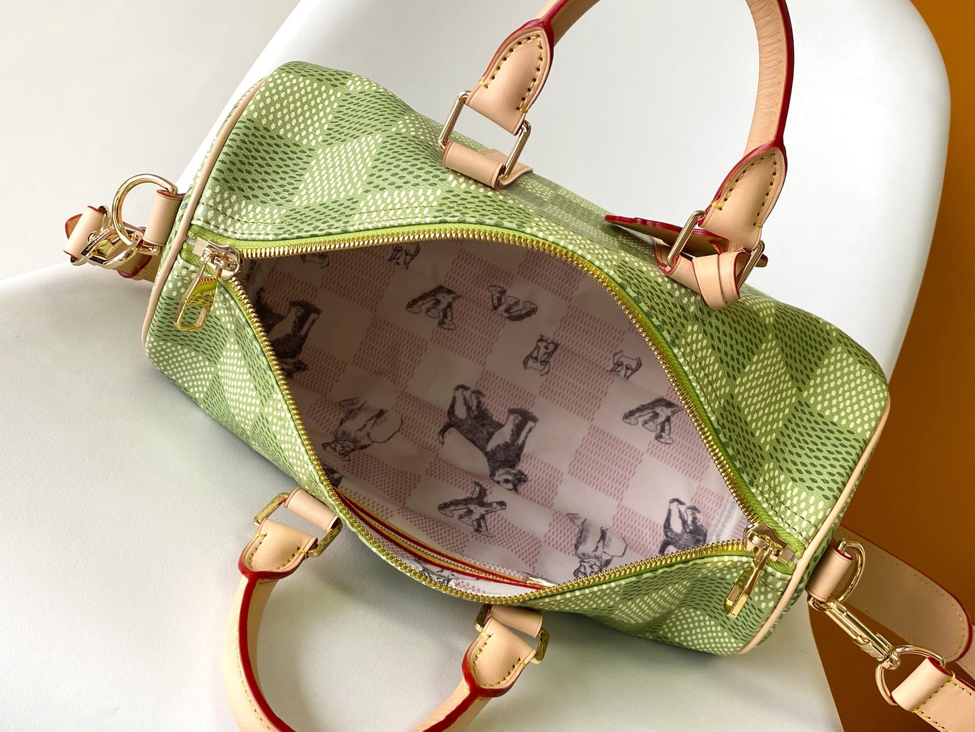 Louis Vuitton x Tyler, The Creator Keepall Bandoulière 25 Green Damier Golf