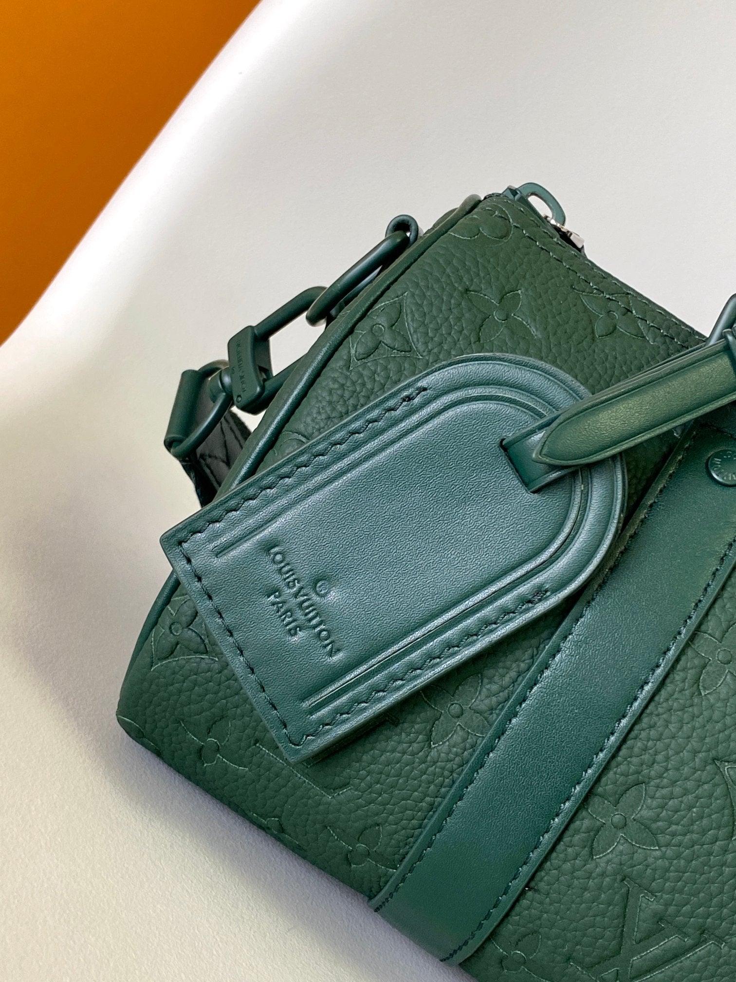 Louis Vuitton Monogram Taurillon Leather Keepall XS - Dark Green
