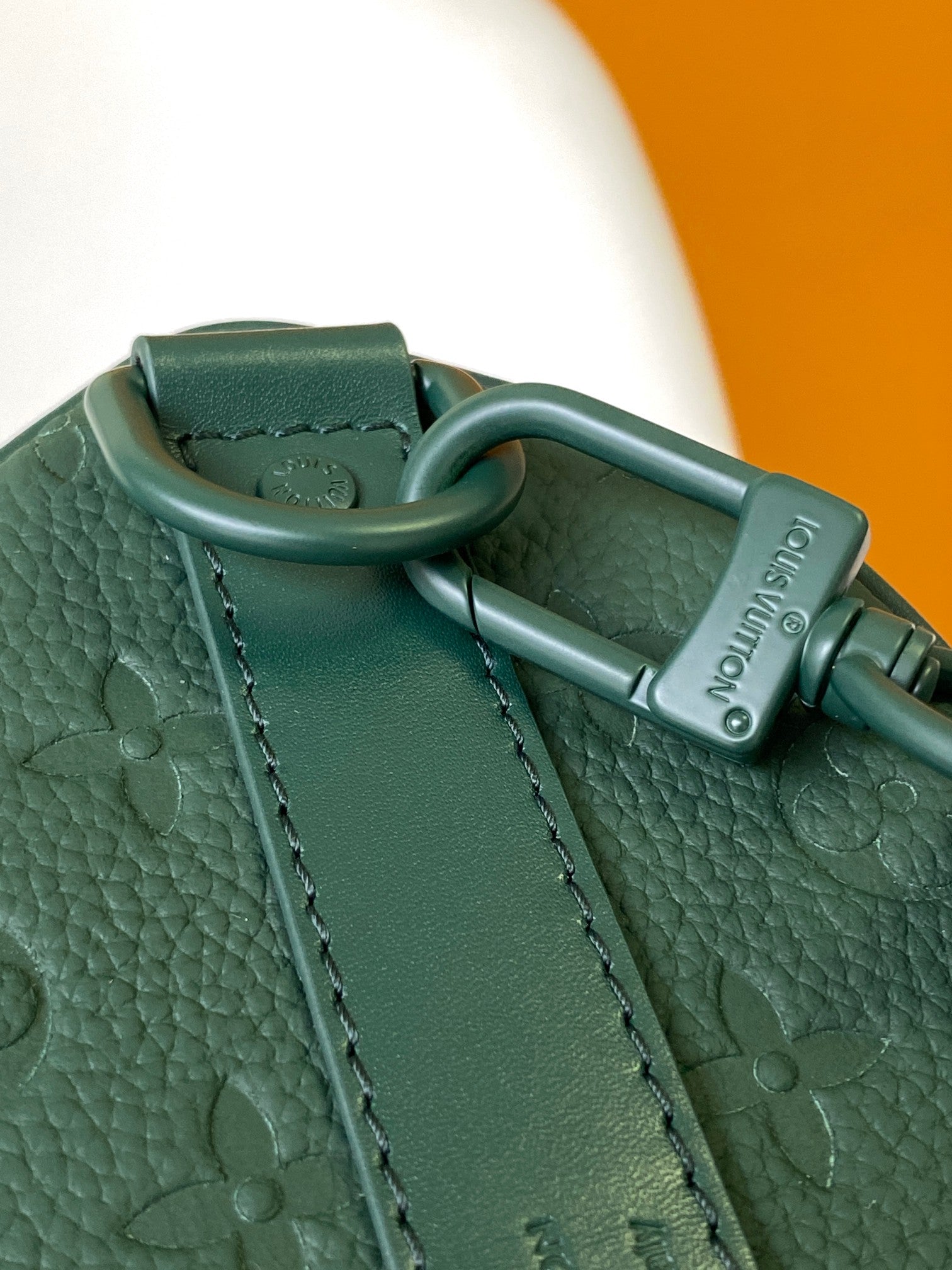 Louis Vuitton Monogram Taurillon Leather Keepall XS - Dark Green
