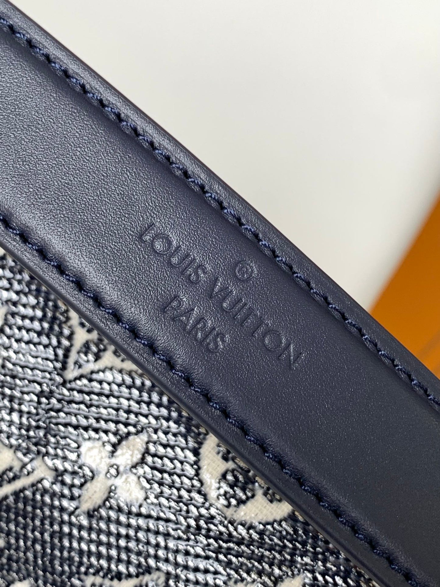 Louis Vuitton Side Trunk Monogram Denim Handbag