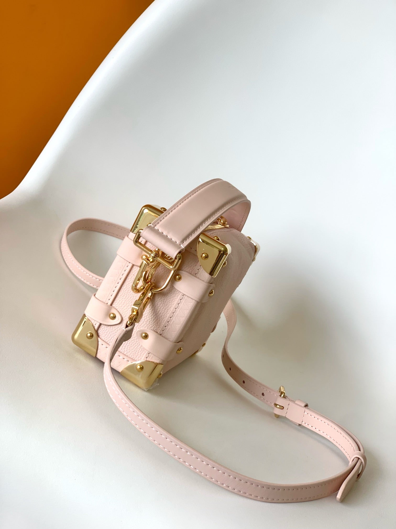Louis Vuitton Side Trunk PM Handbag - Rose Trianon Pink