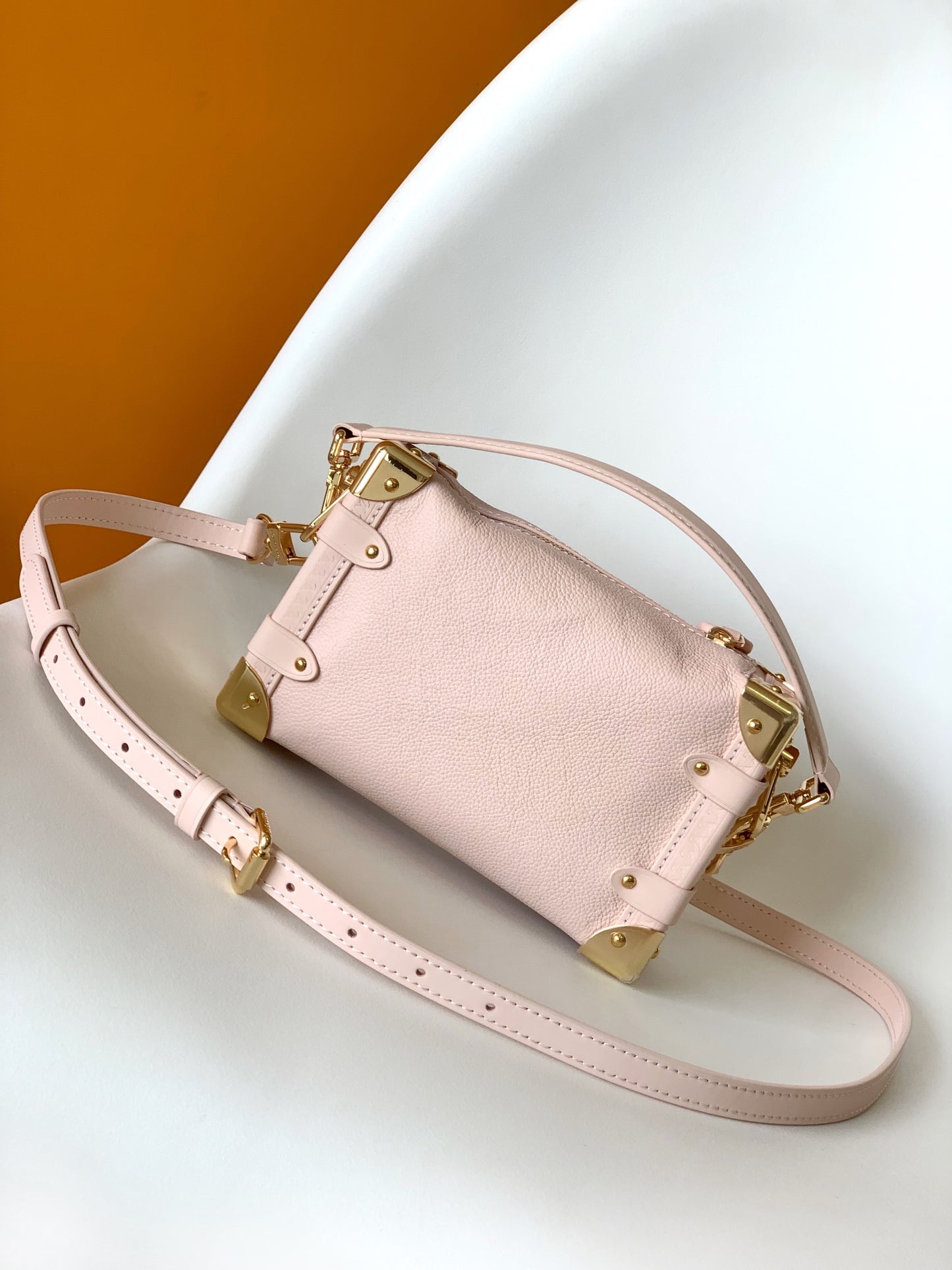 Louis Vuitton Side Trunk PM Handbag - Rose Trianon Pink