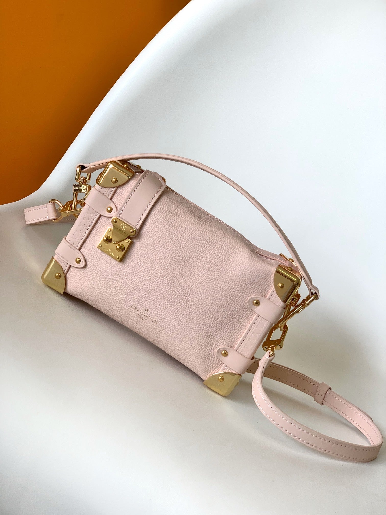 Louis Vuitton Side Trunk PM Handbag - Rose Trianon Pink