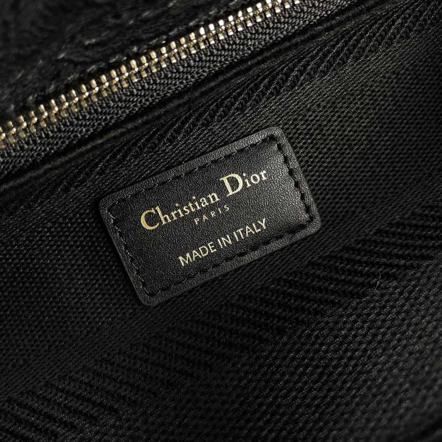 Christian Dior Medium Lady D-Lite Bag - Black Cannage Embroidery