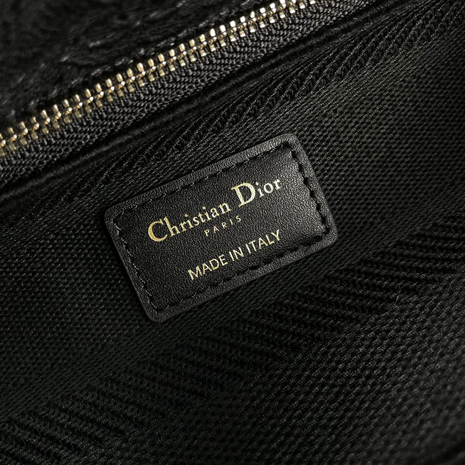Christian Dior Medium Lady D-Lite Bag - Black Cannage Embroidery