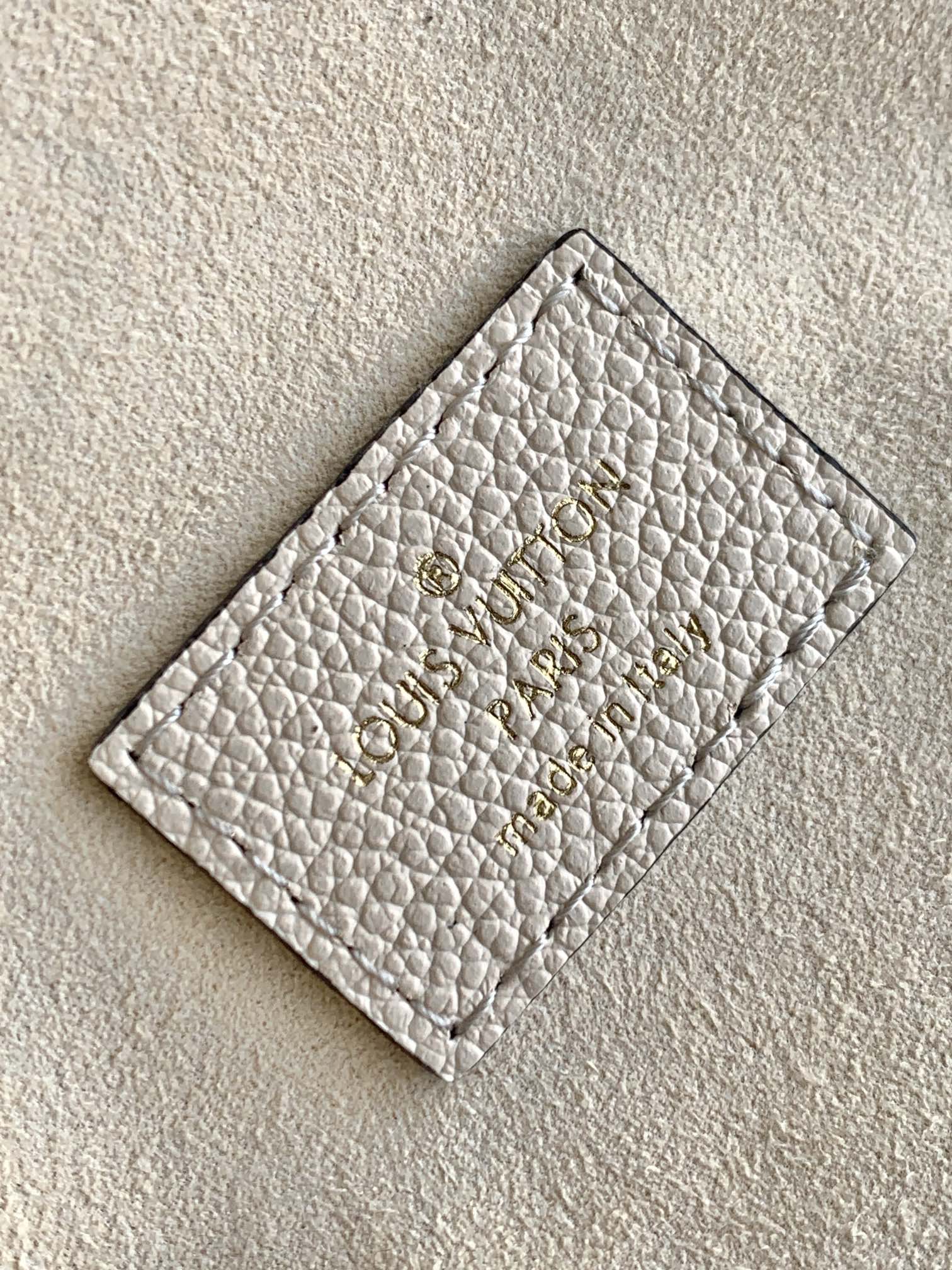 Louis Vuitton Cream Monogram Leather Vanity Case Crossbody Bag with Top Handle