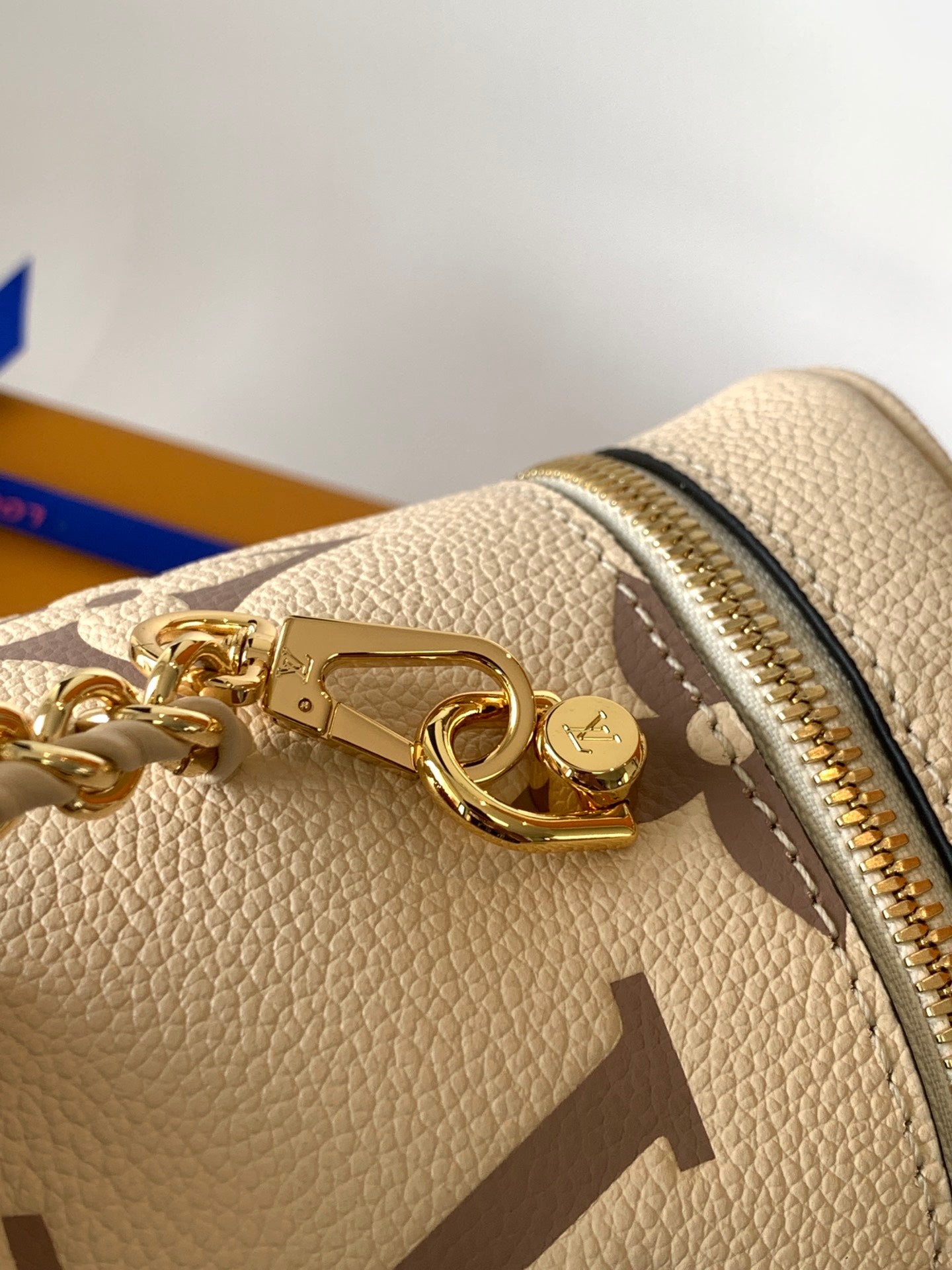 Louis Vuitton Vanity PM Monogram Empreinte Leather Handbag - Bicolour Beige/Turtledove