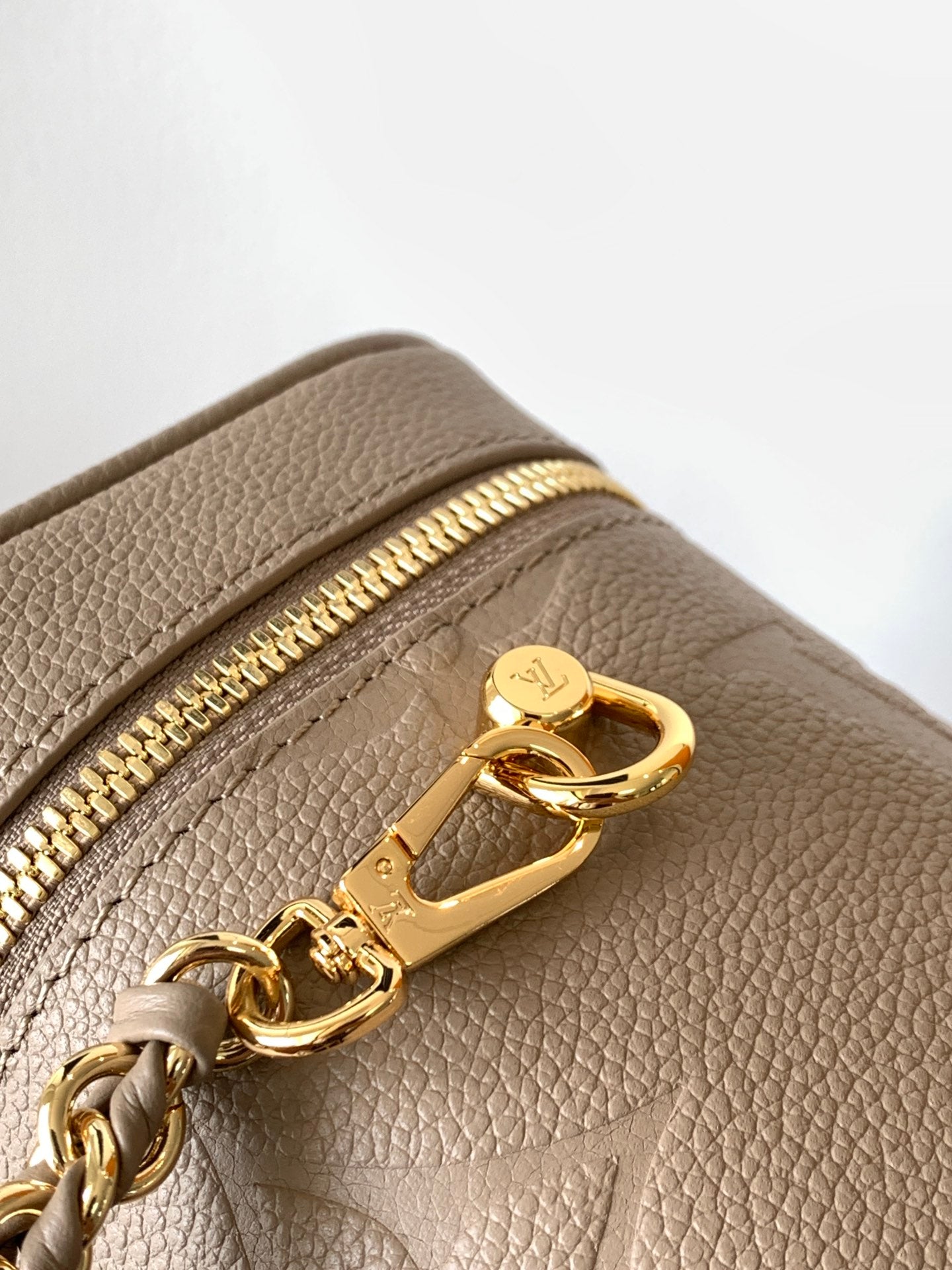 Louis Vuitton Vanity PM Monogram Empreinte Leather Bag - Tourterelle