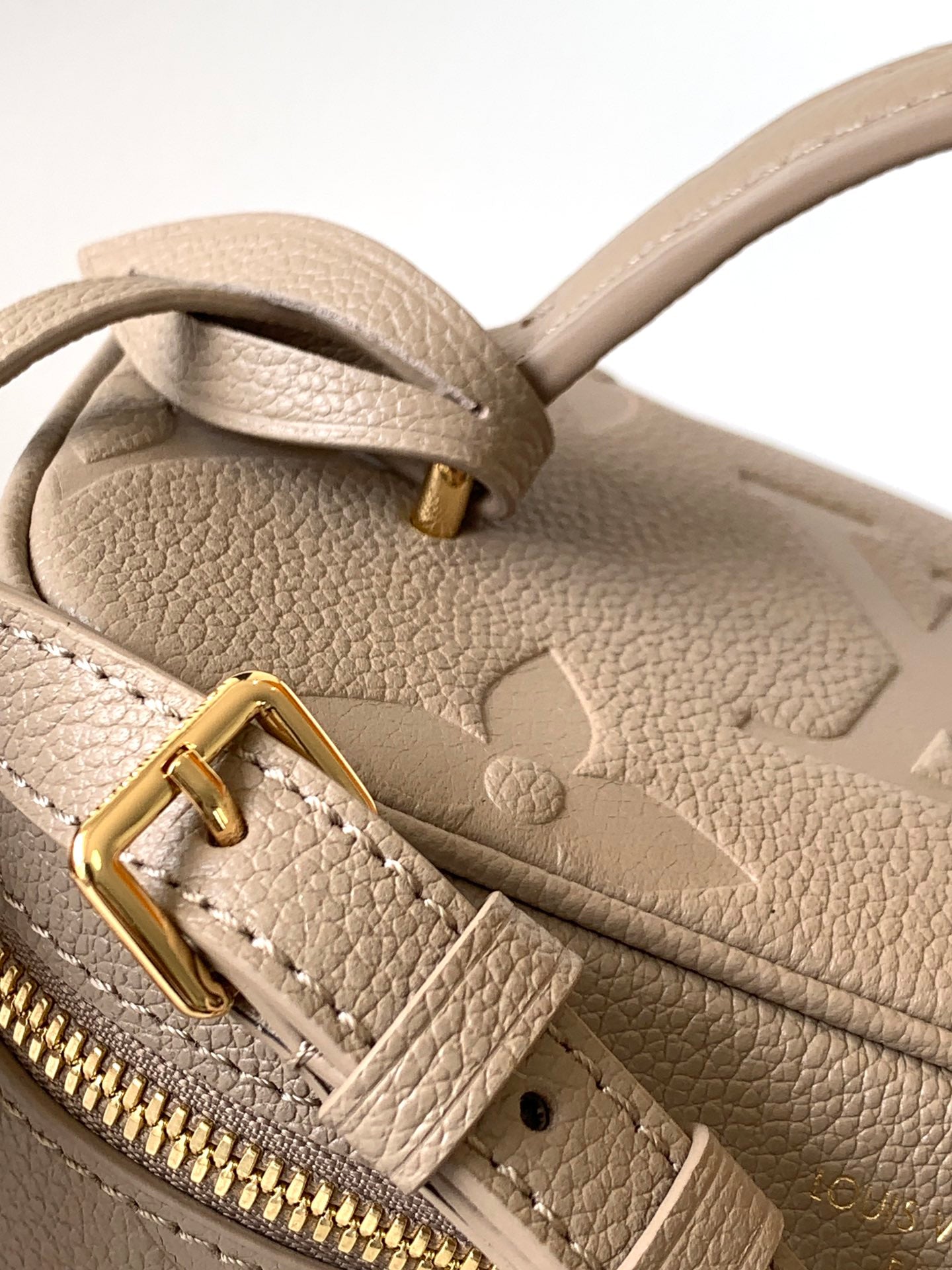 Louis Vuitton Vanity PM Monogram Empreinte Leather Bag - Tourterelle