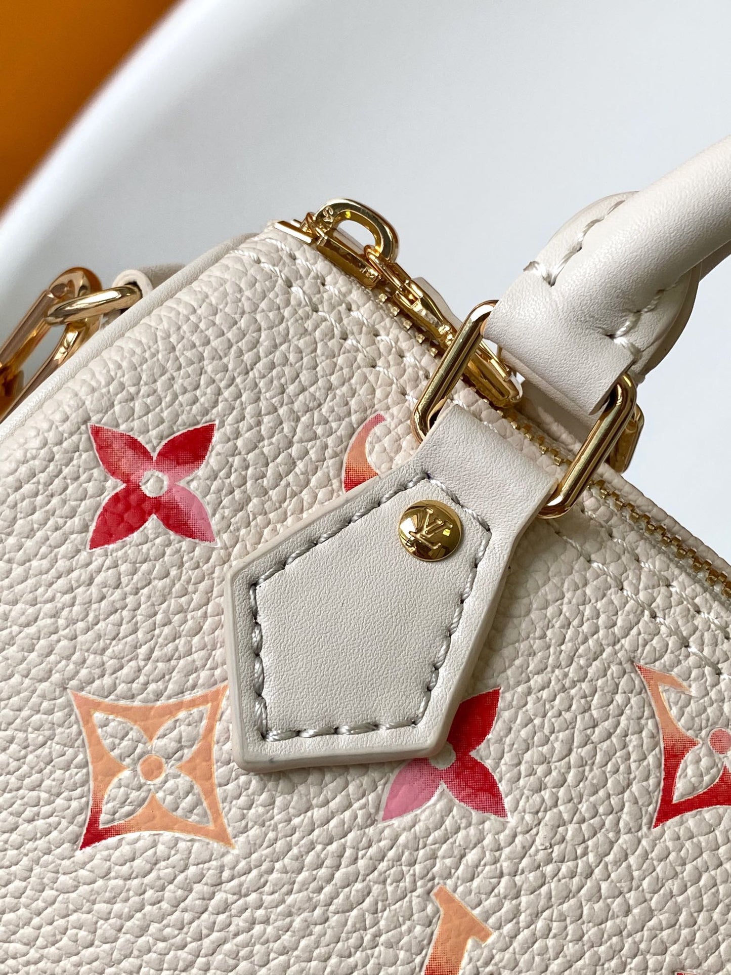 Louis Vuitton Nano Speedy Handbag - Pink Gradient Monogram Empreinte Leather