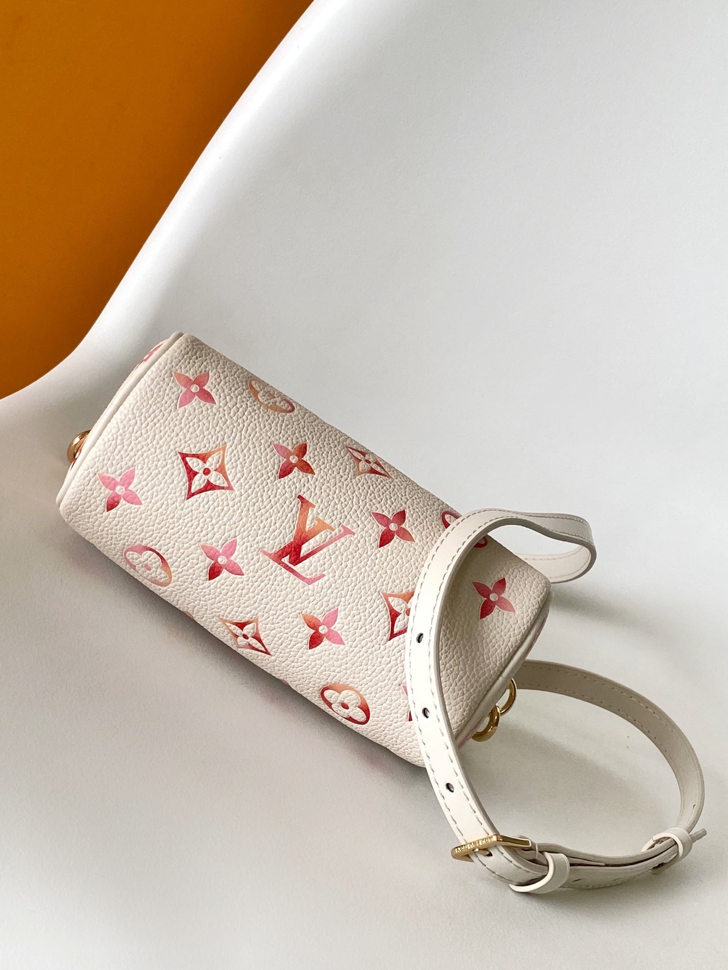 Louis Vuitton Nano Speedy Handbag - Pink Gradient Monogram Empreinte Leather