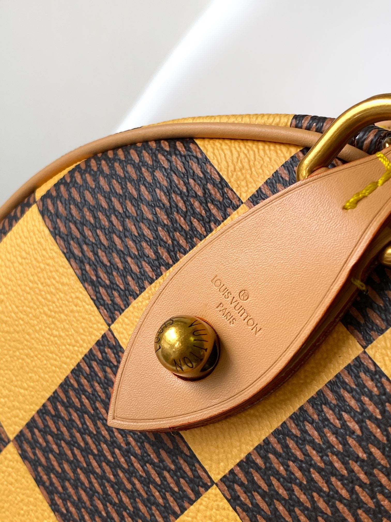 Louis Vuitton Speedy Bandoulière 25 Damier Heritage Yellow/Brown Handbag