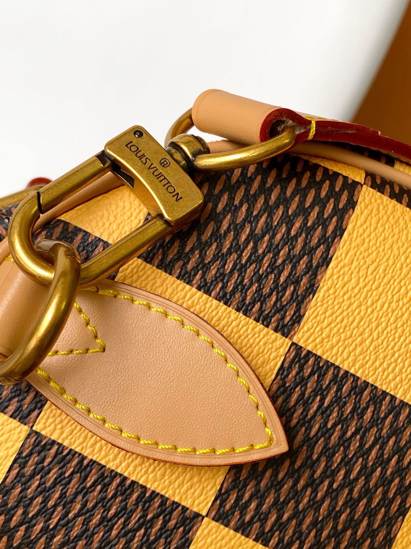 Louis Vuitton Speedy Bandoulière 25 Damier Heritage Yellow/Brown Handbag