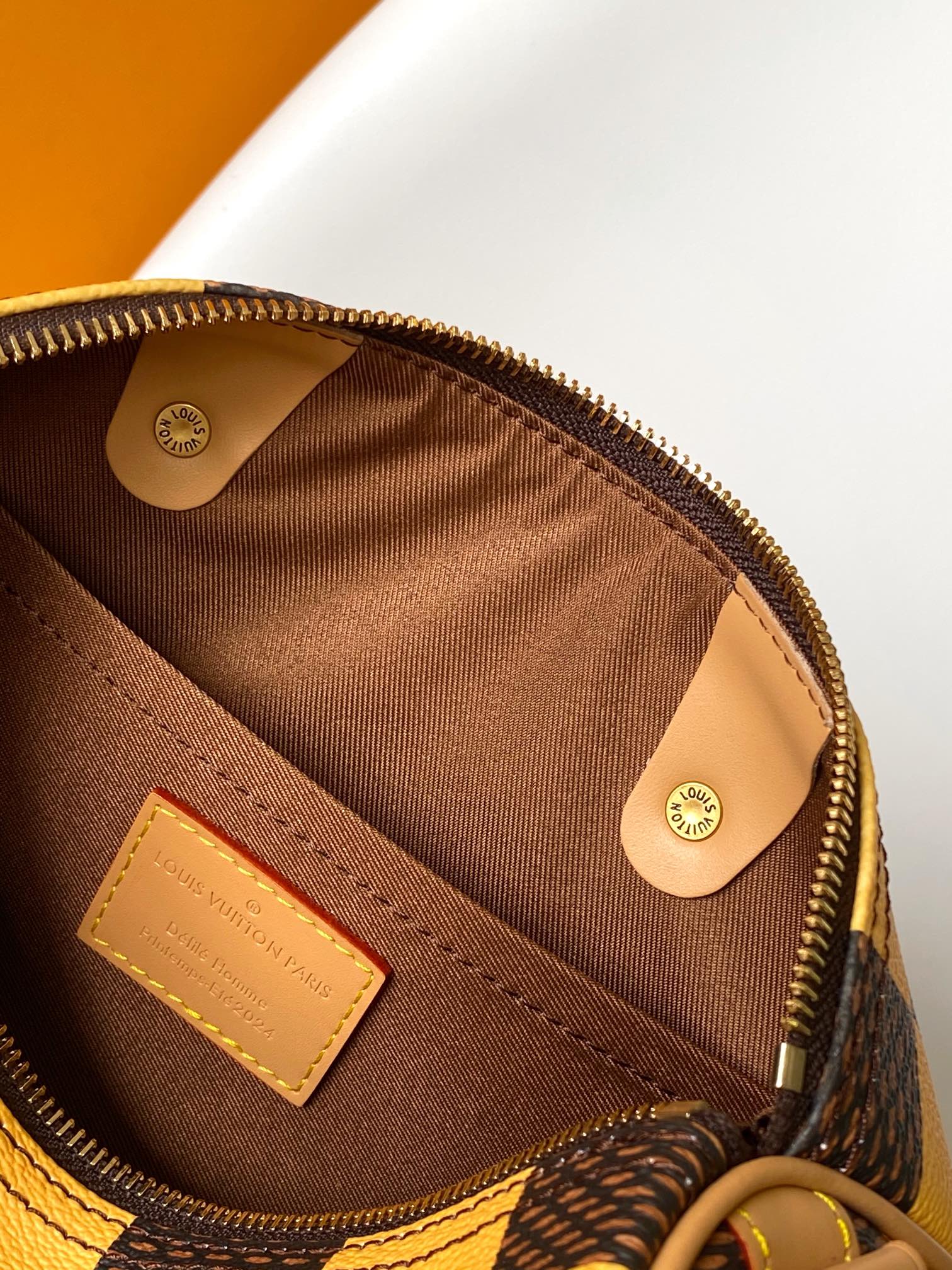 Louis Vuitton Speedy Bandoulière 25 Damier Heritage Yellow/Brown Handbag
