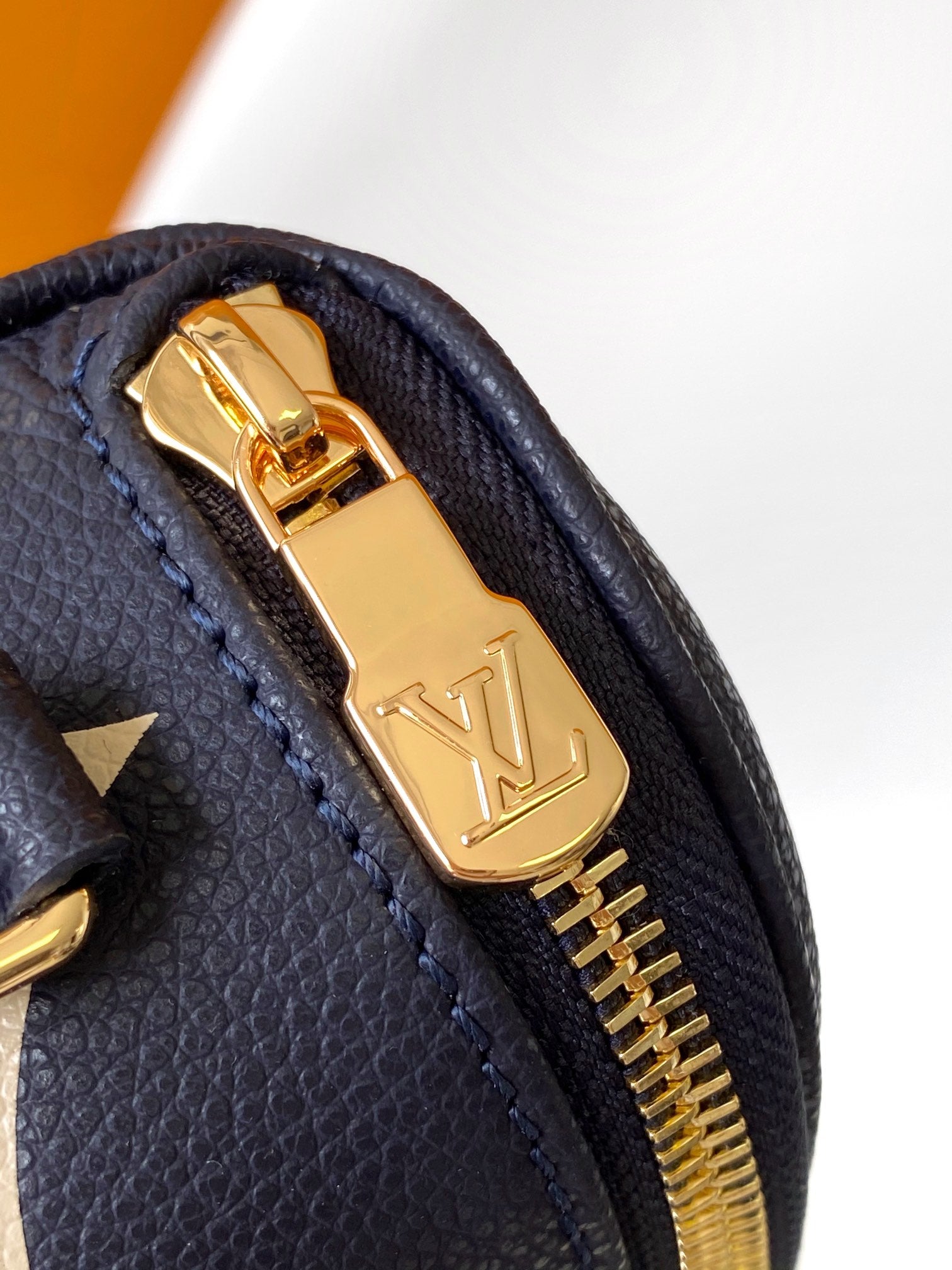 Louis Vuitton High Rise Bumbag Monogram Empreinte Navy Nacre