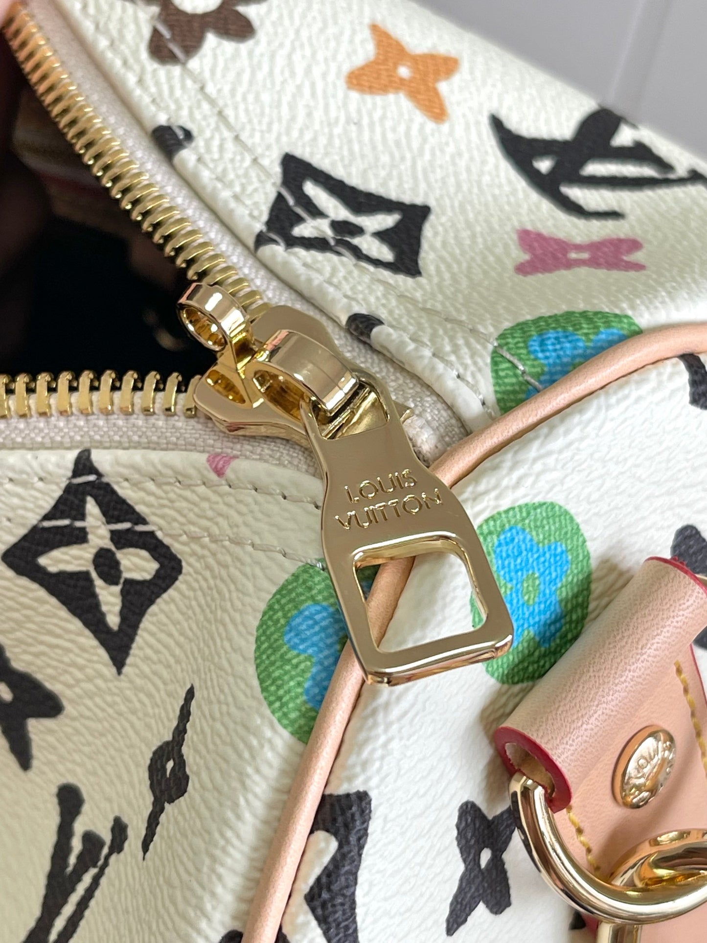 Louis Vuitton Monogram Multicolore Keepall 45 Bandoulière White