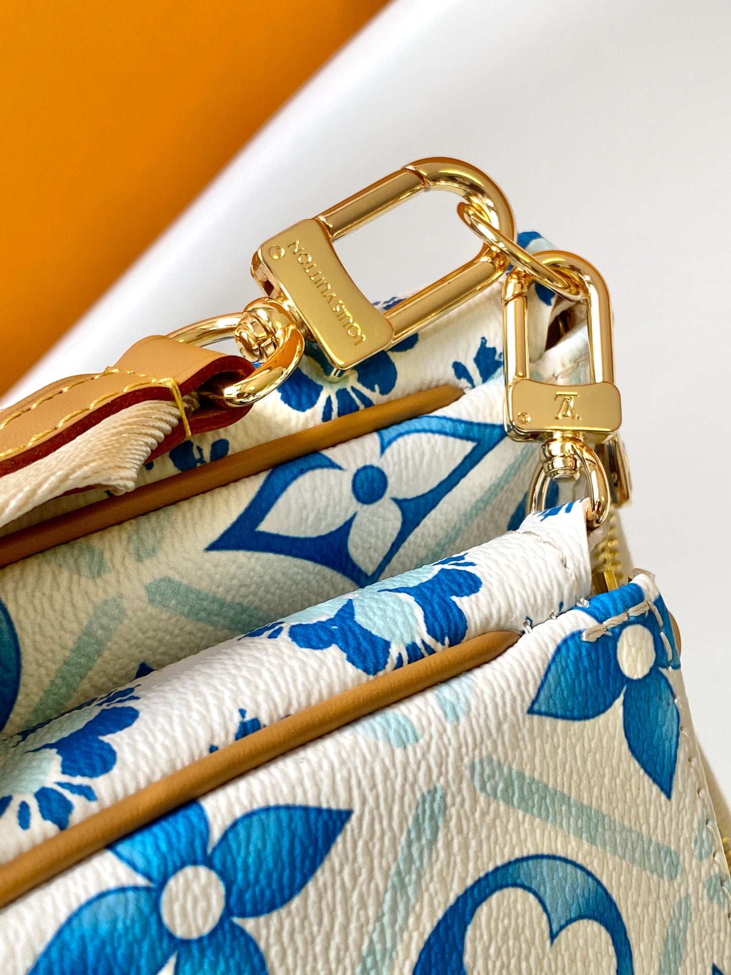 Louis Vuitton By The Pool Multi Pochette Accessoires - Blue Watercolor Monogram Canvas Bag