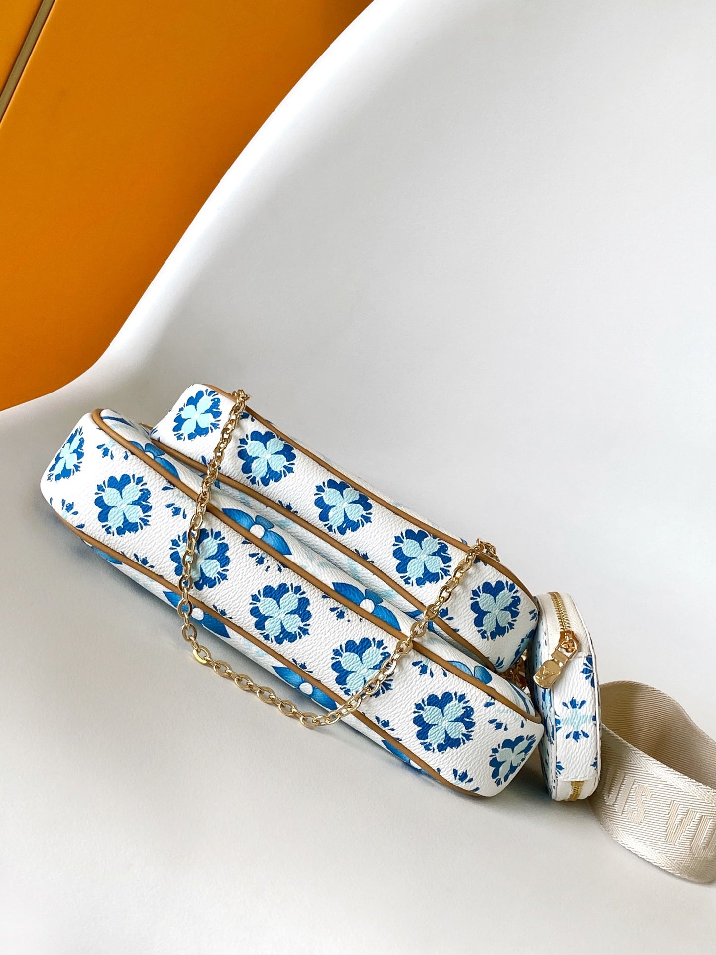 Louis Vuitton Blue Watercolor Monogram Canvas Crossbody Shoulder Bag