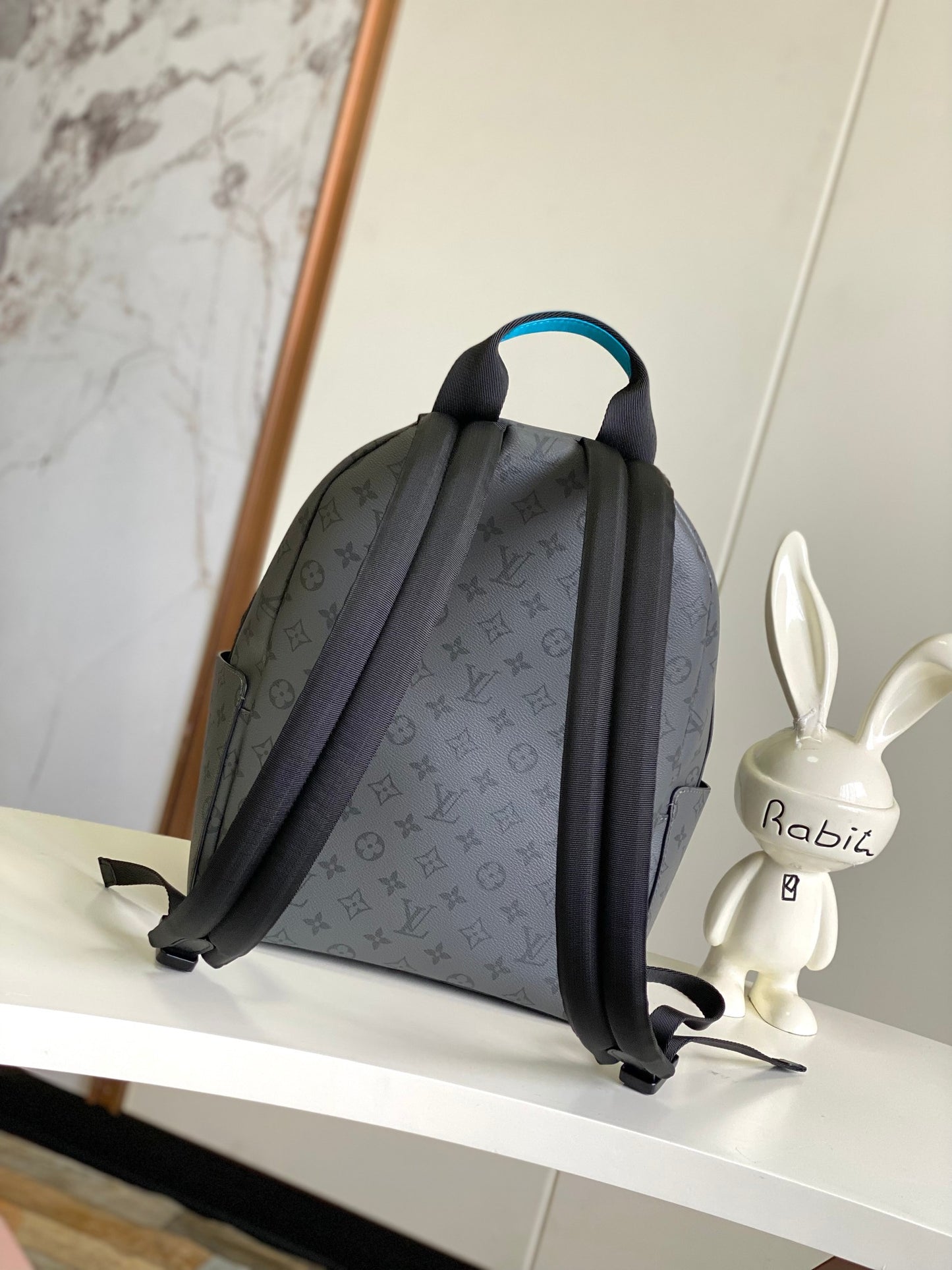Louis Vuitton Discovery Backpack PM Monogram Eclipse Canvas with Cyan Accents